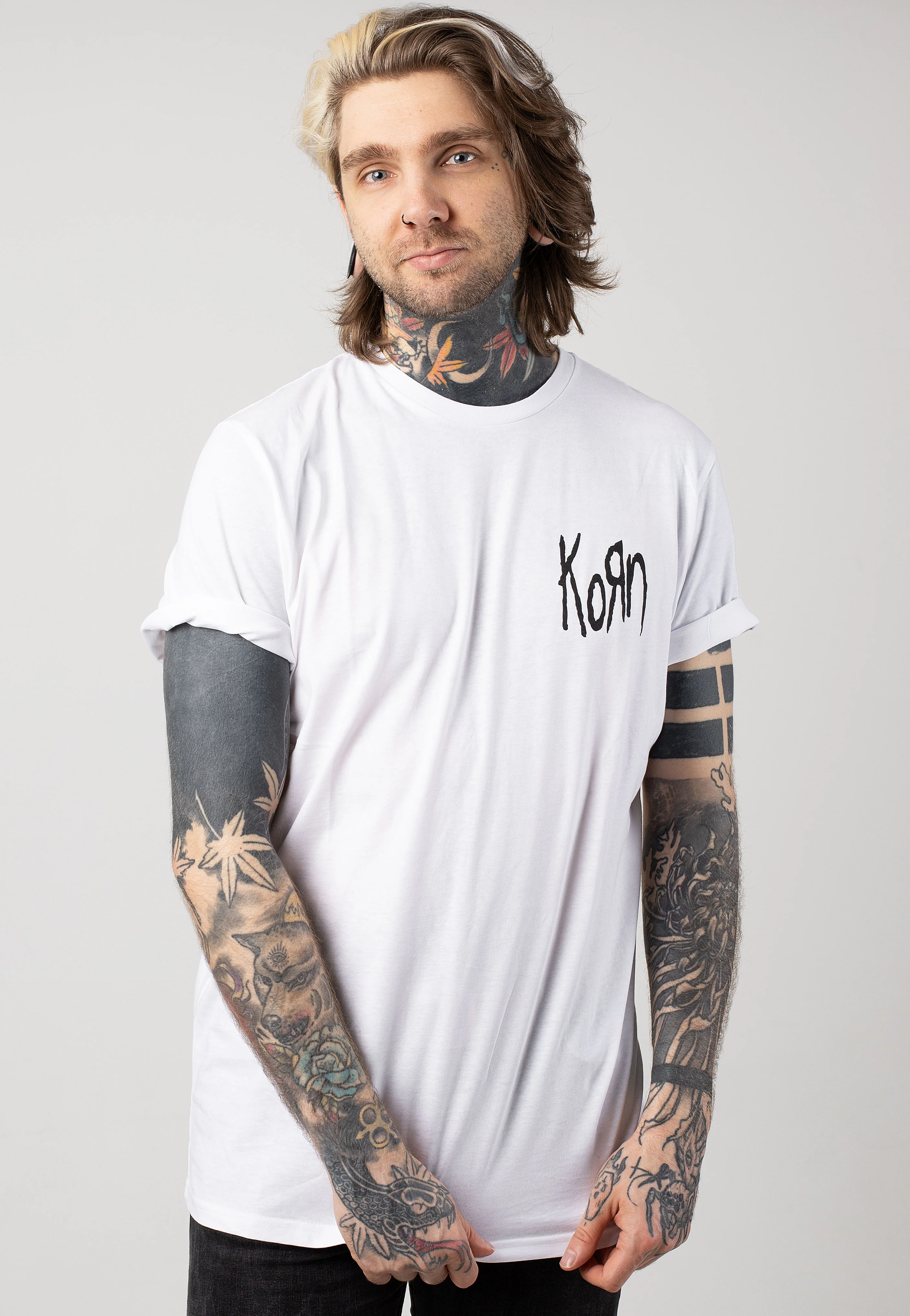 Scratched Type White - T-Shirt - Image 3