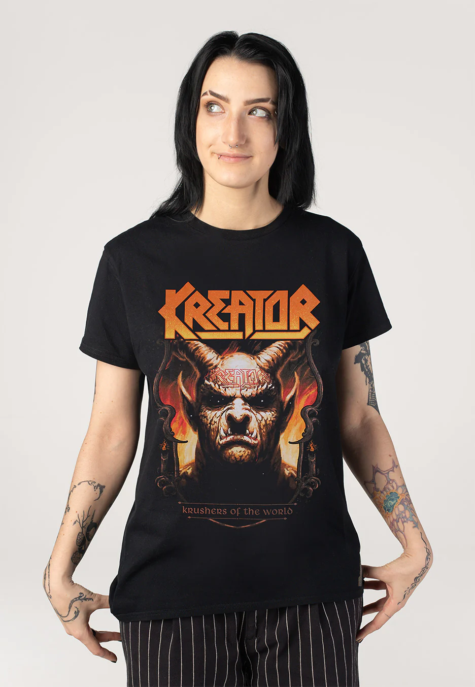 Krushers Of The World Demon Crest - T-Shirt - Image 5
