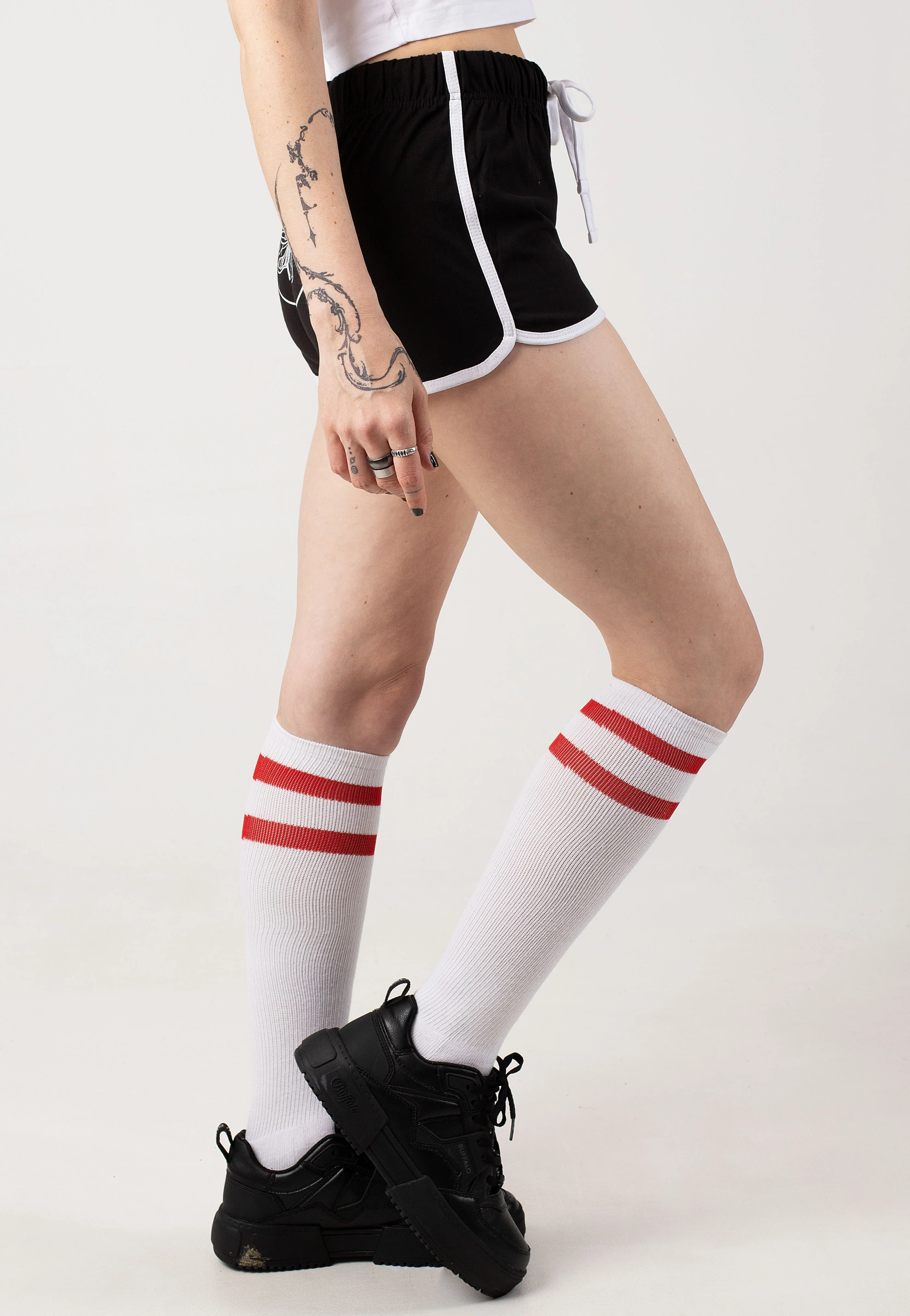Cicada Black/White - Hotpants - Image 3