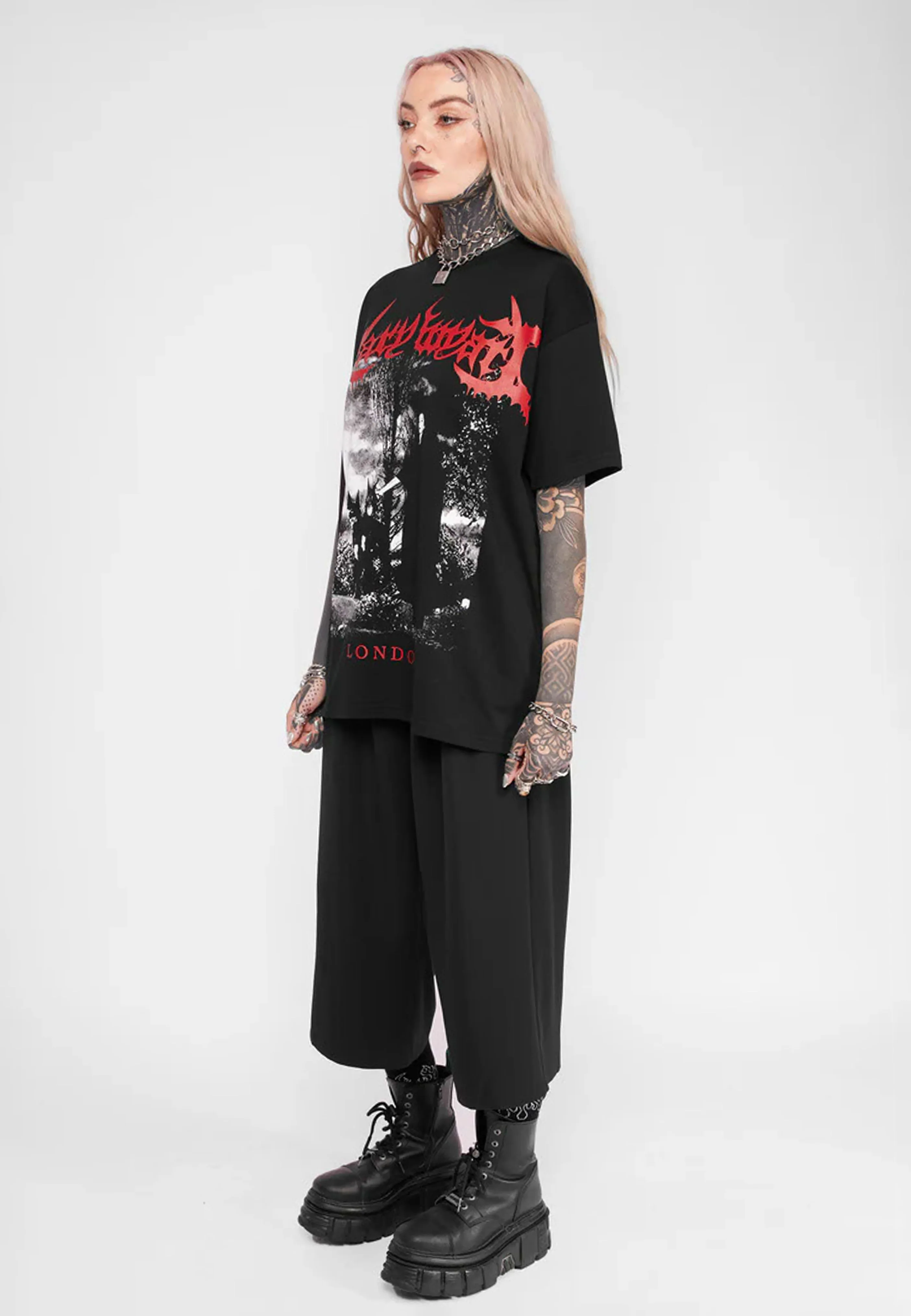 Legion Oversized Black/Red - T-Shirt - Image 3