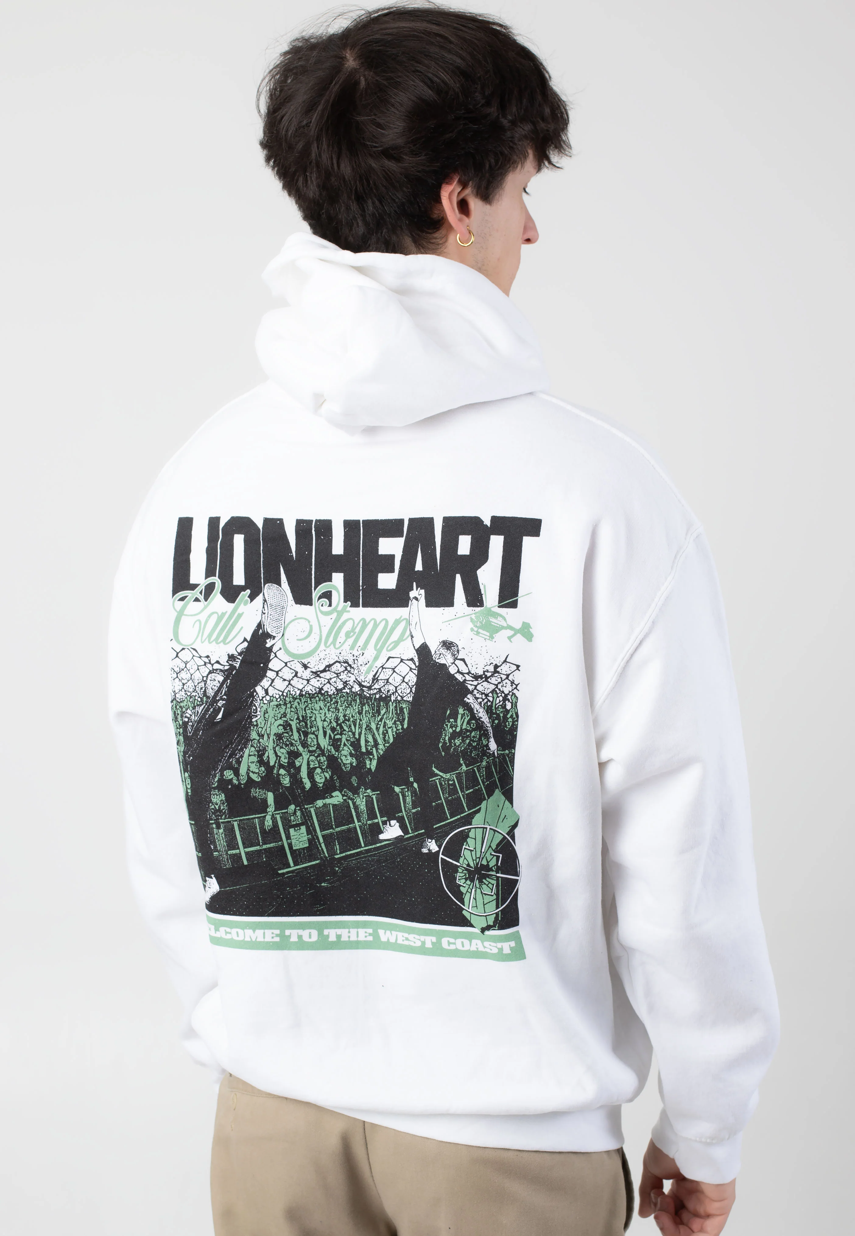 Cali Stomp Live White - Hoodie - Image 4
