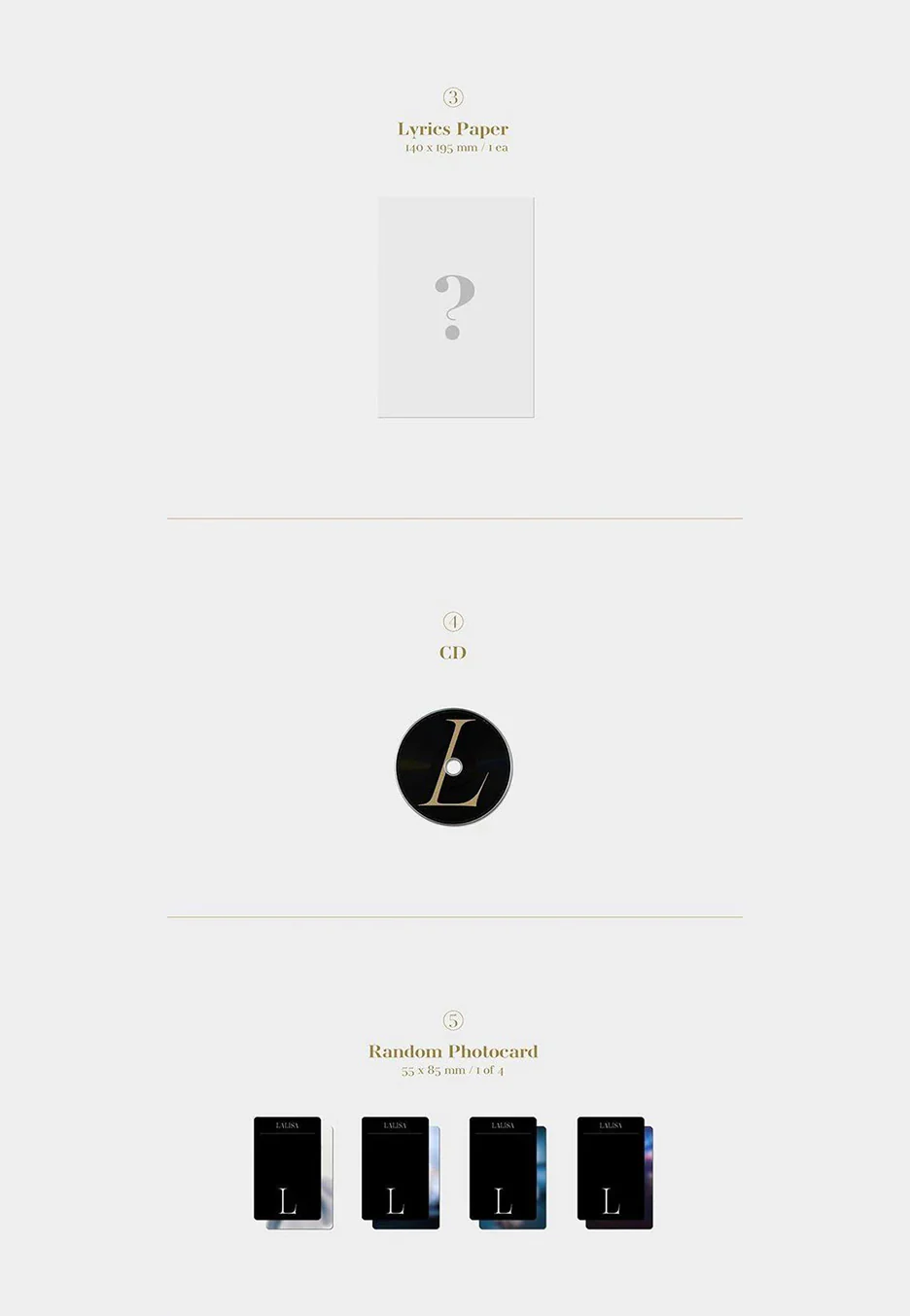 Lalisa (1st Single Album) - CD - Image 7