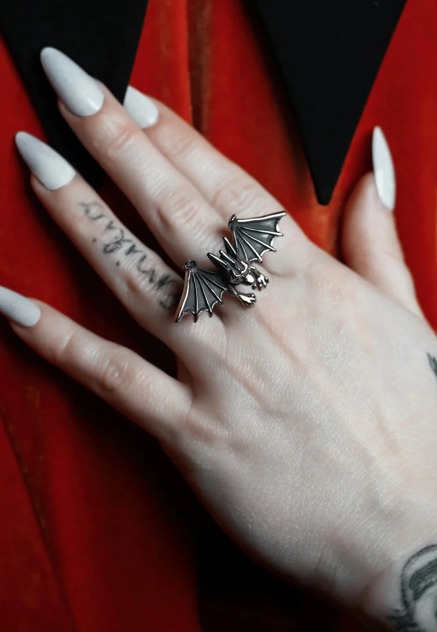 Gothic Guardian Silver - Ring - Image 4
