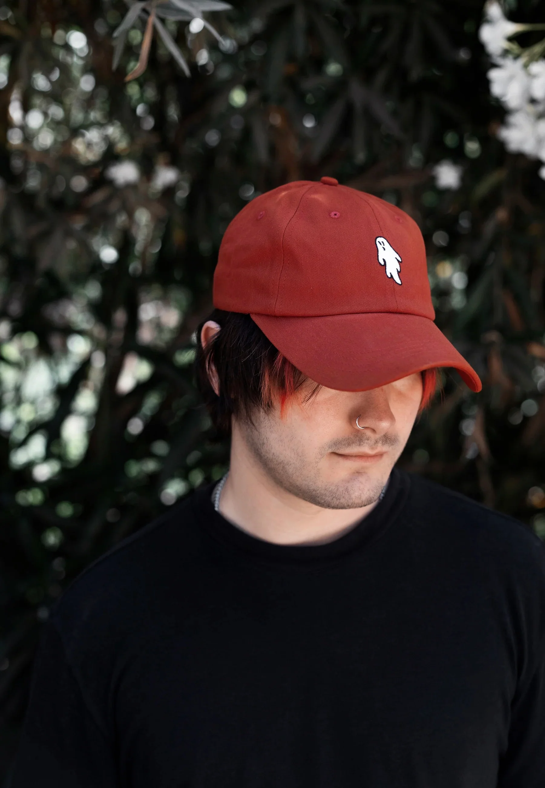 Pumpkin Ghostie Burnt Orange - Cap - Image 7