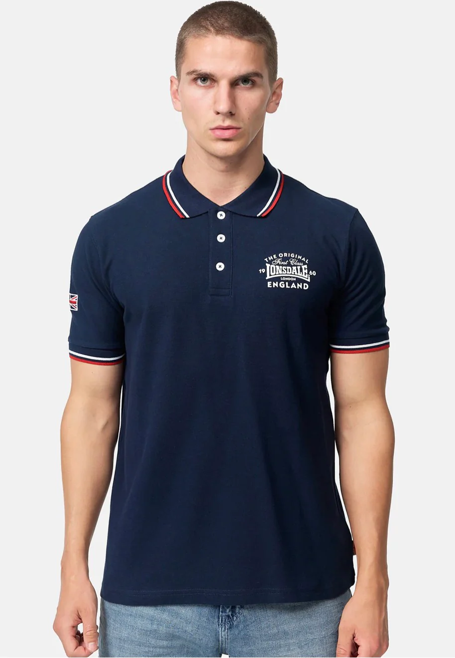 Moyne Navy/Red/White - Polo