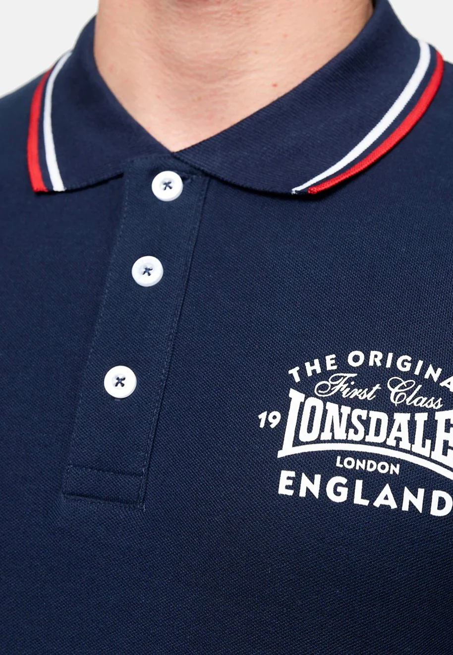 Moyne Navy/Red/White - Polo - Image 4