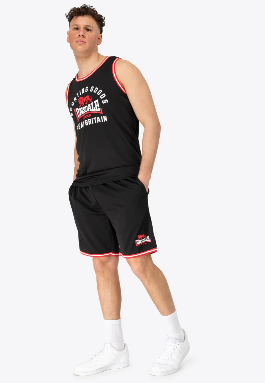 Pewsey Black/Red/White - Tracksuit - Image 7