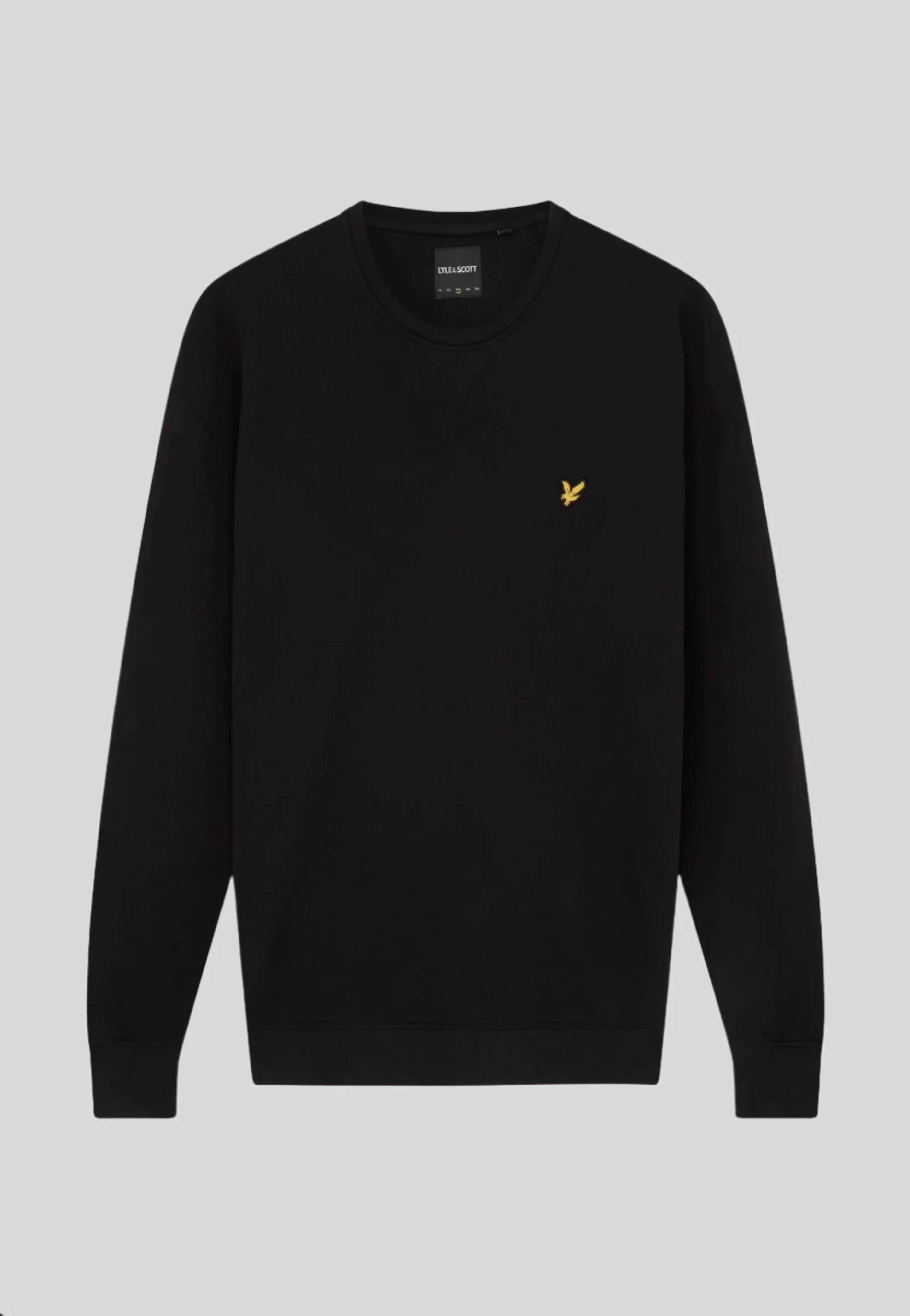 Crew Neck Jet Black - Sweater - Image 7