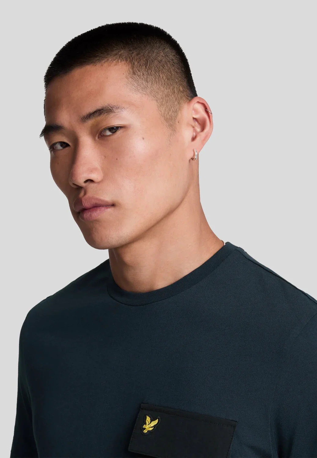 Half Tipped Dark Navy - T-Shirt - Image 4