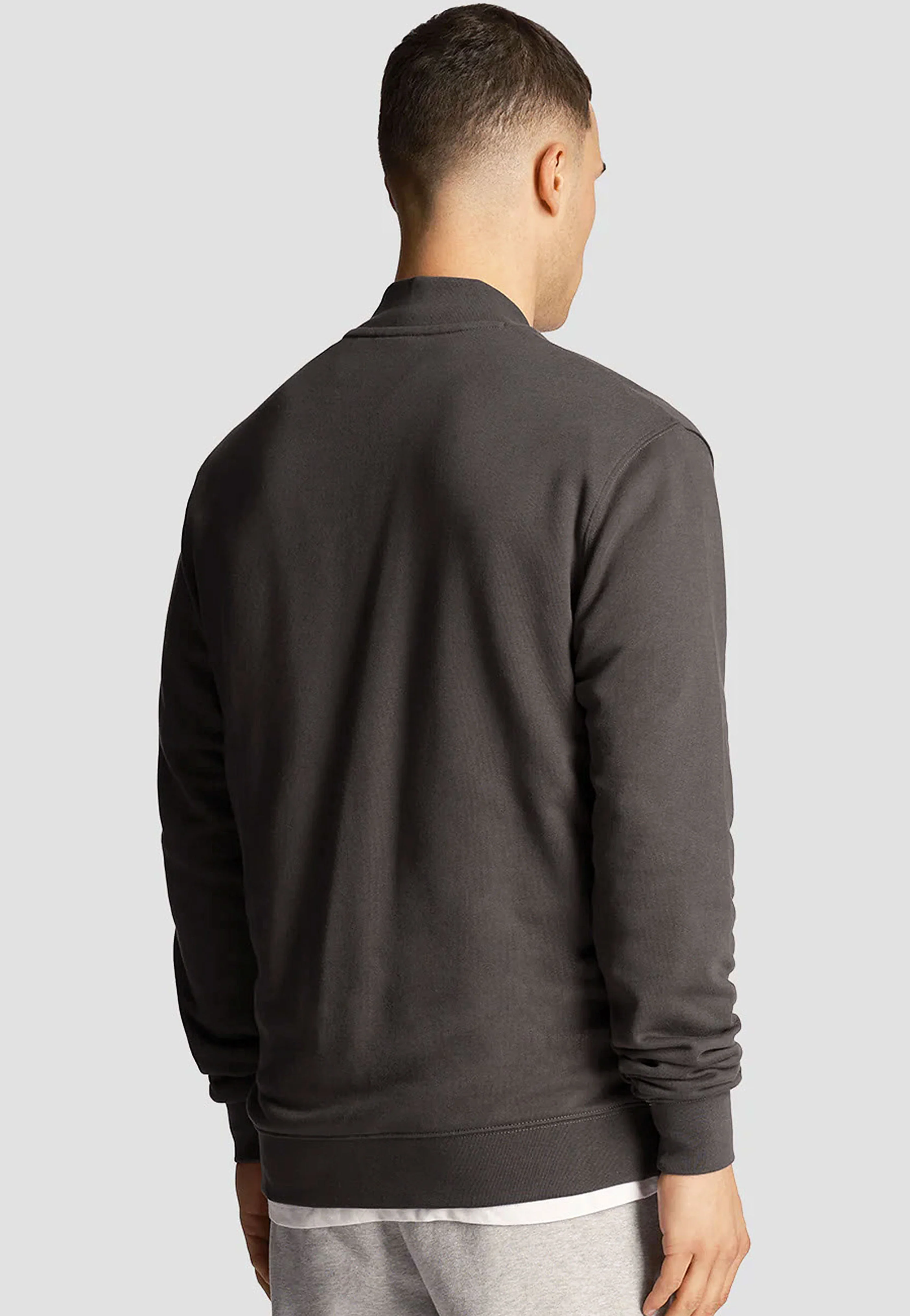Loopback Jersey Gunmetal - Zipper - Image 2