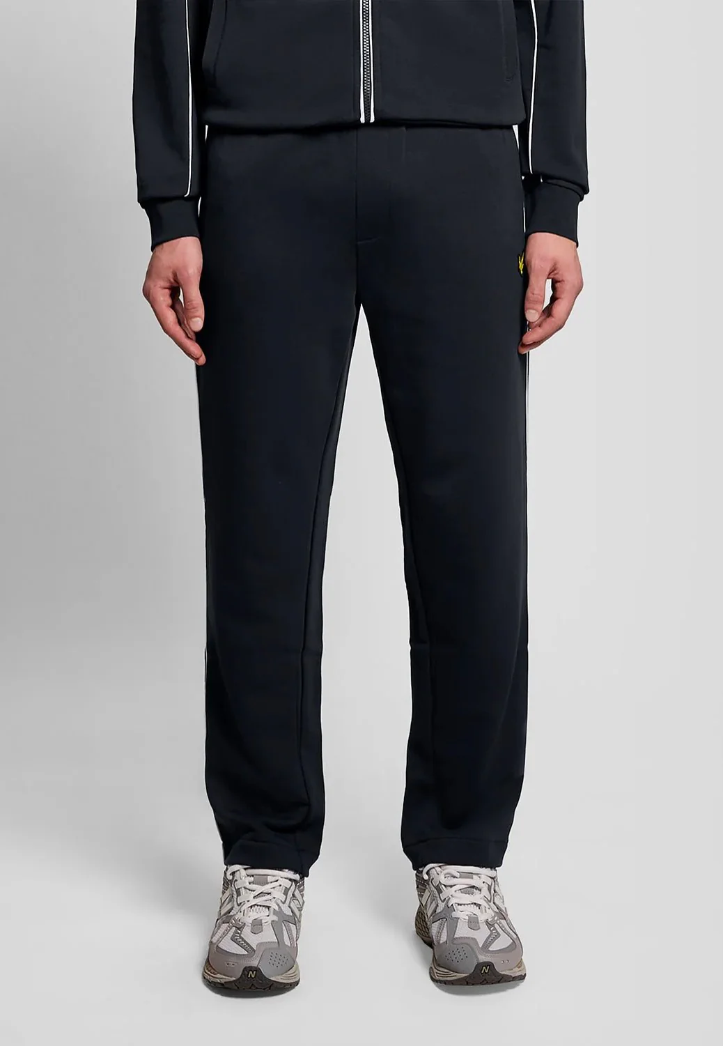 Piped Straight Dark Navy - Sweat Pants