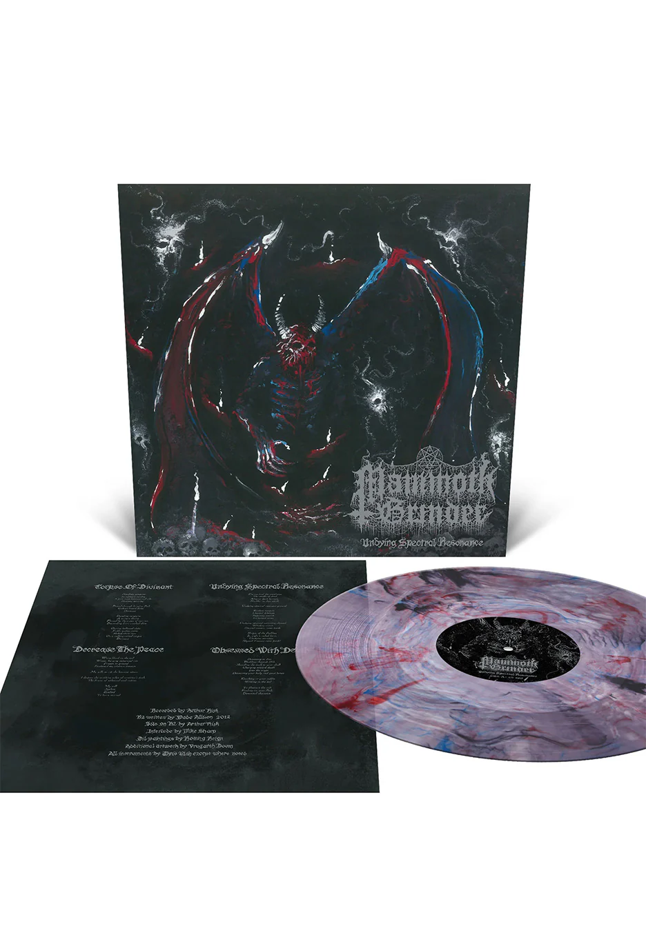 Undying Spectral Resonance Ltd. Cyan Blue/Red Galaxy - Colored Vinyl