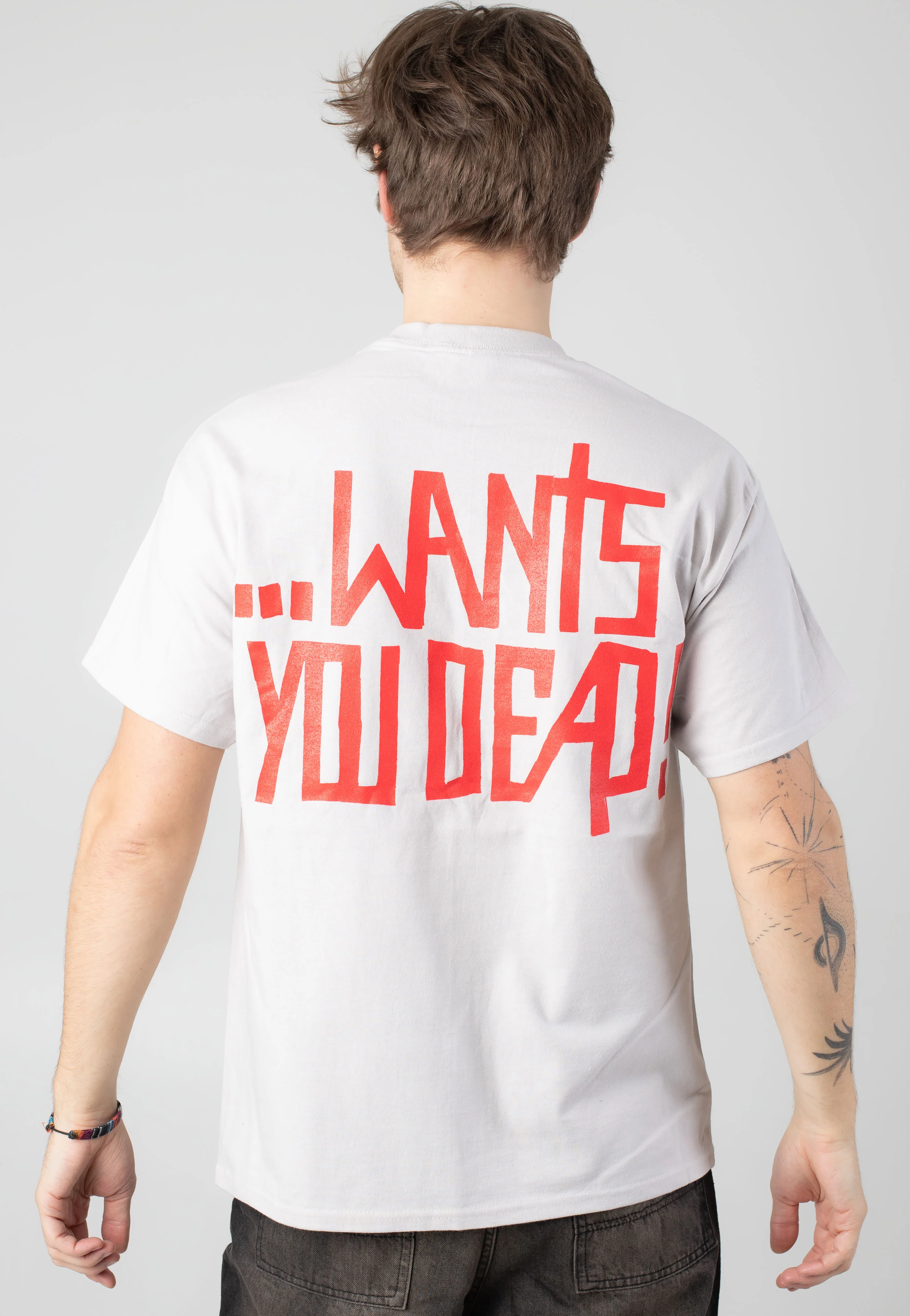 Wants You Dead Ice Grey - T-Shirt - Image 4