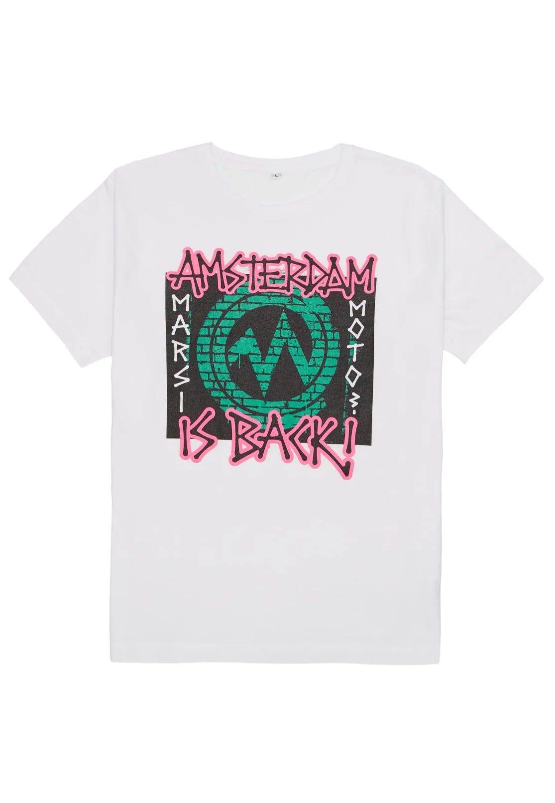 Amsterdam Is Back White - T-Shirt - Image 11