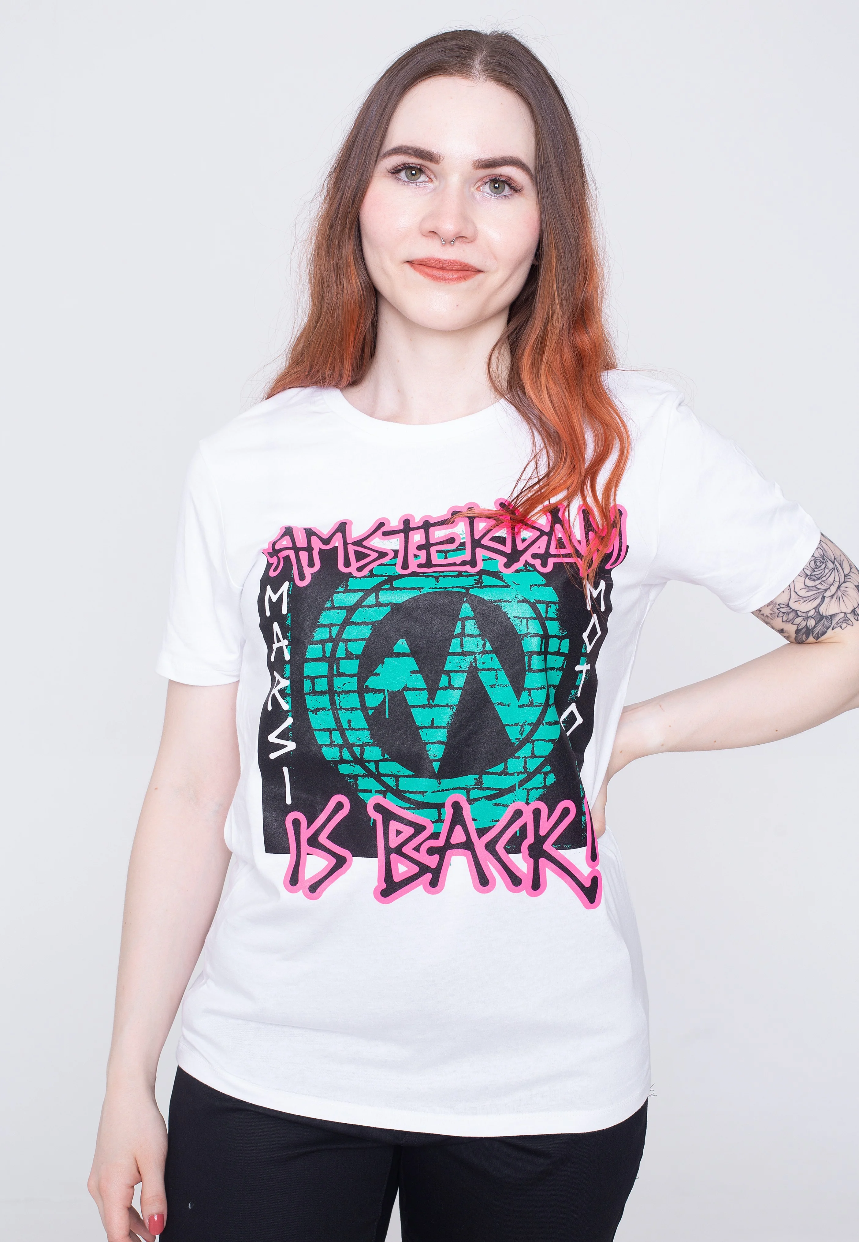 Amsterdam Is Back White - T-Shirt - Image 6