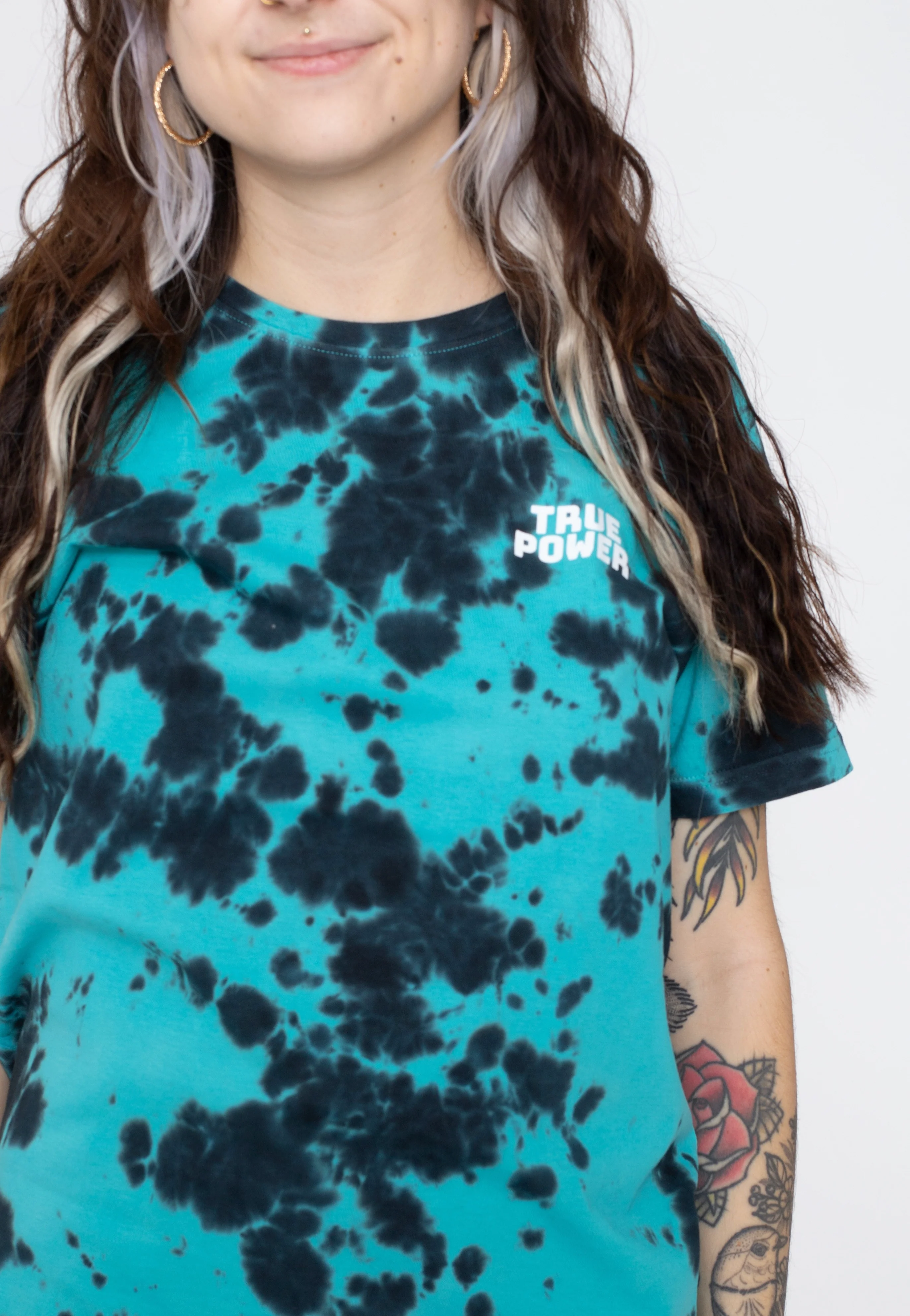 Tie Dye Icon Blue - T-Shirt - Image 2