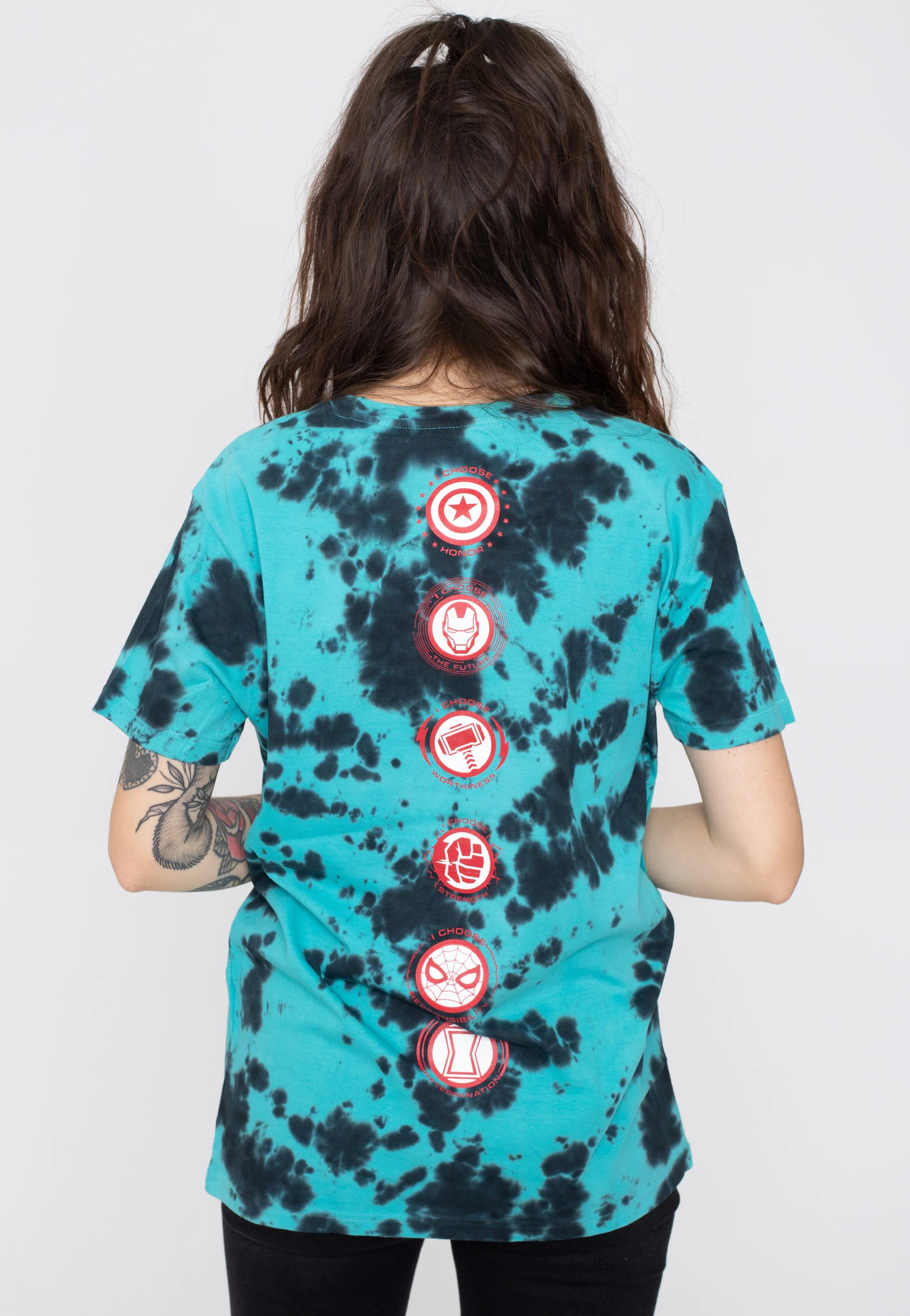 Tie Dye Icon Blue - T-Shirt - Image 3