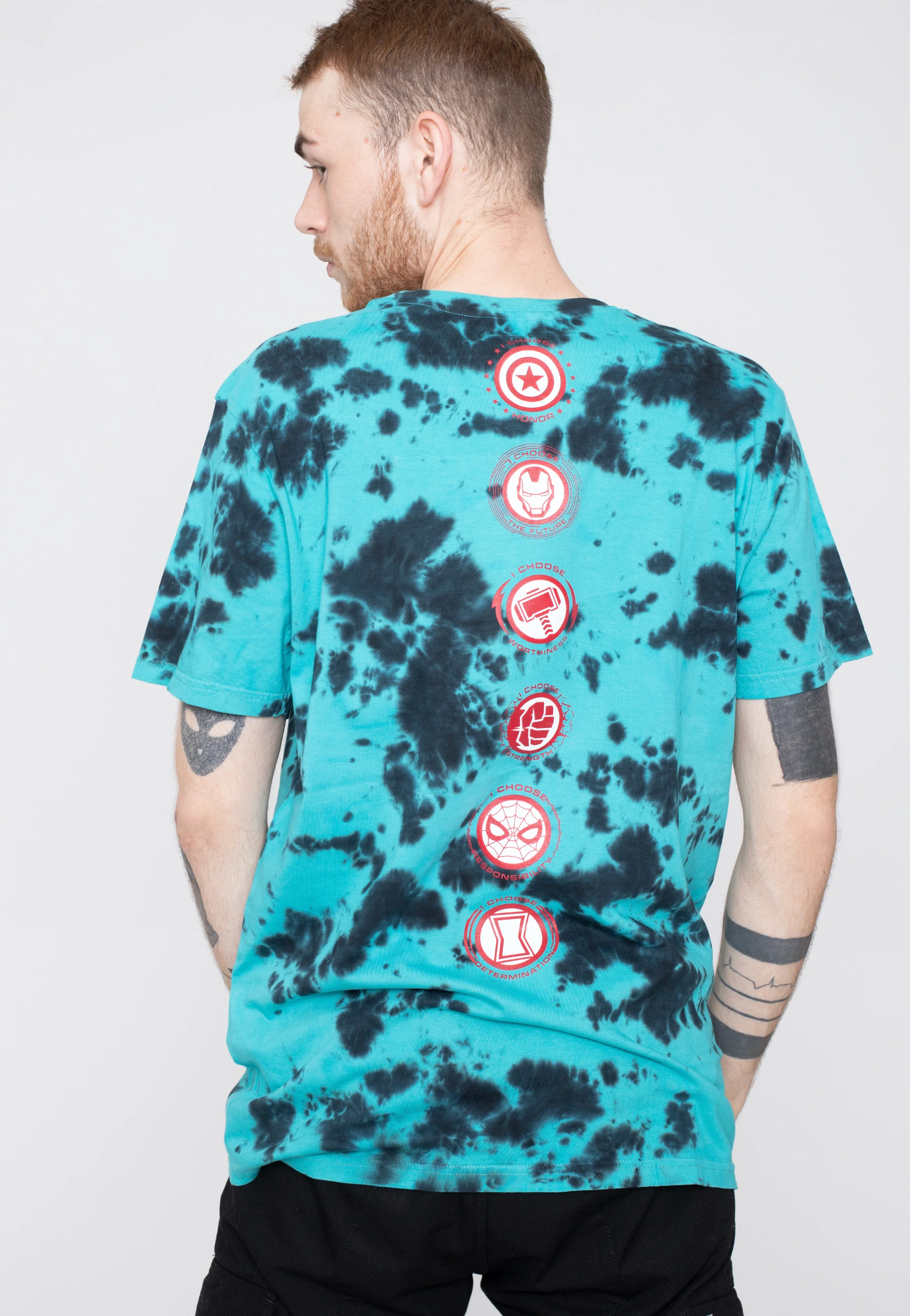 Tie Dye Icon Blue - T-Shirt - Image 5