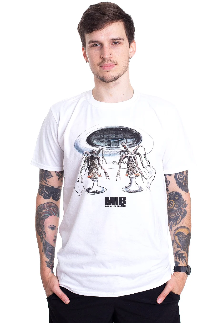 Alien Tech White - T-Shirt - Image 3