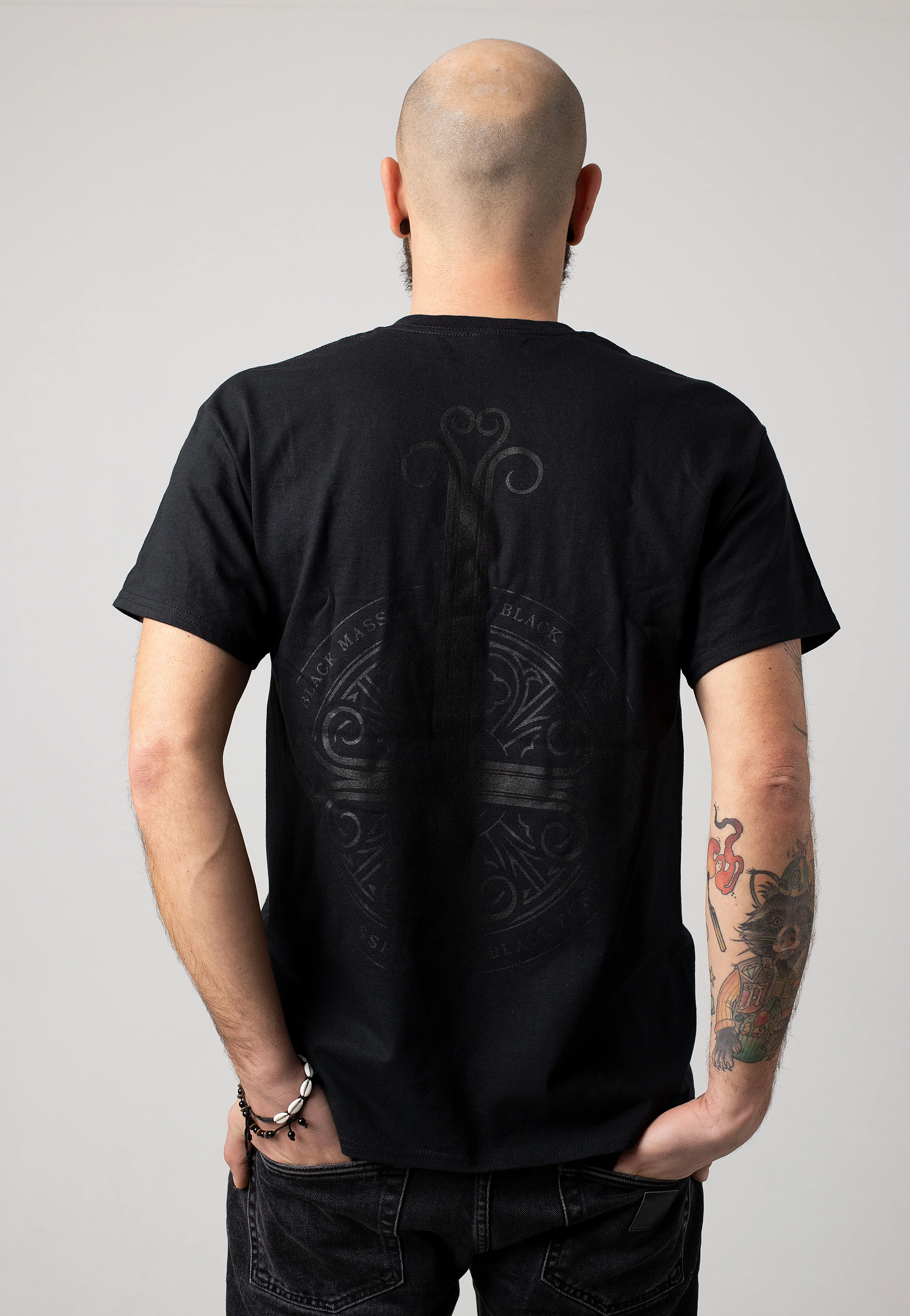 Black Funeral Cross - T-Shirt - Image 4