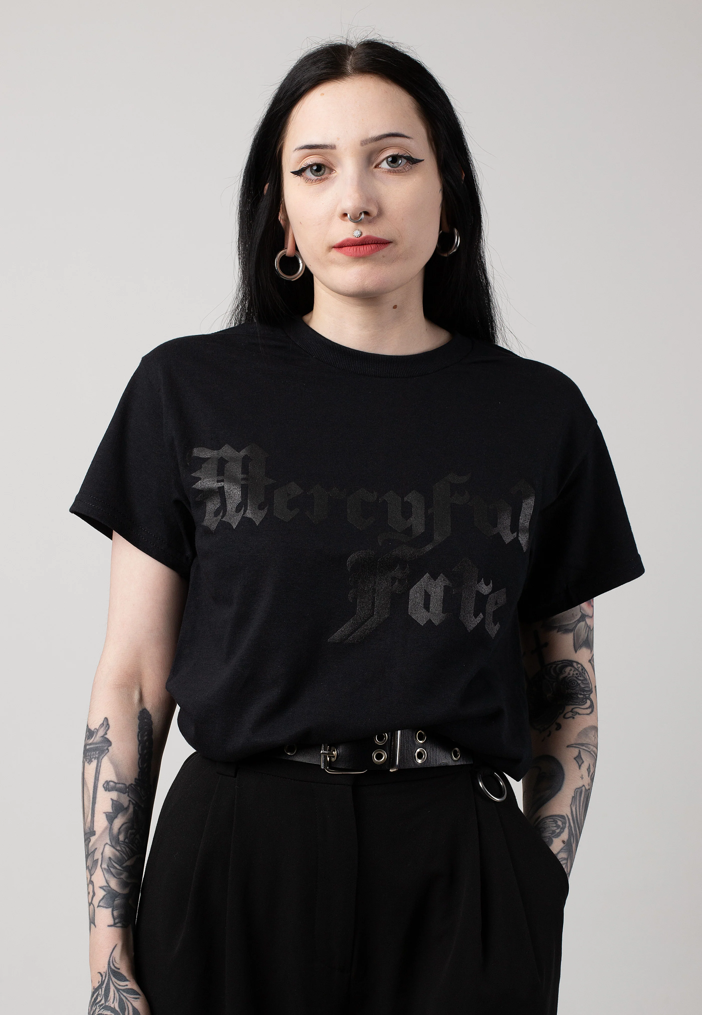 Black Funeral Cross - T-Shirt - Image 5