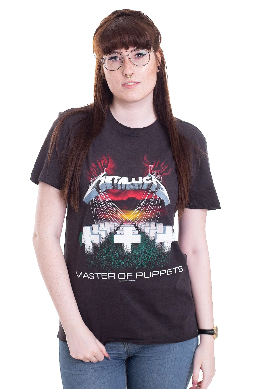 Master Of Puppets Charcoal - T-Shirt - Image 5