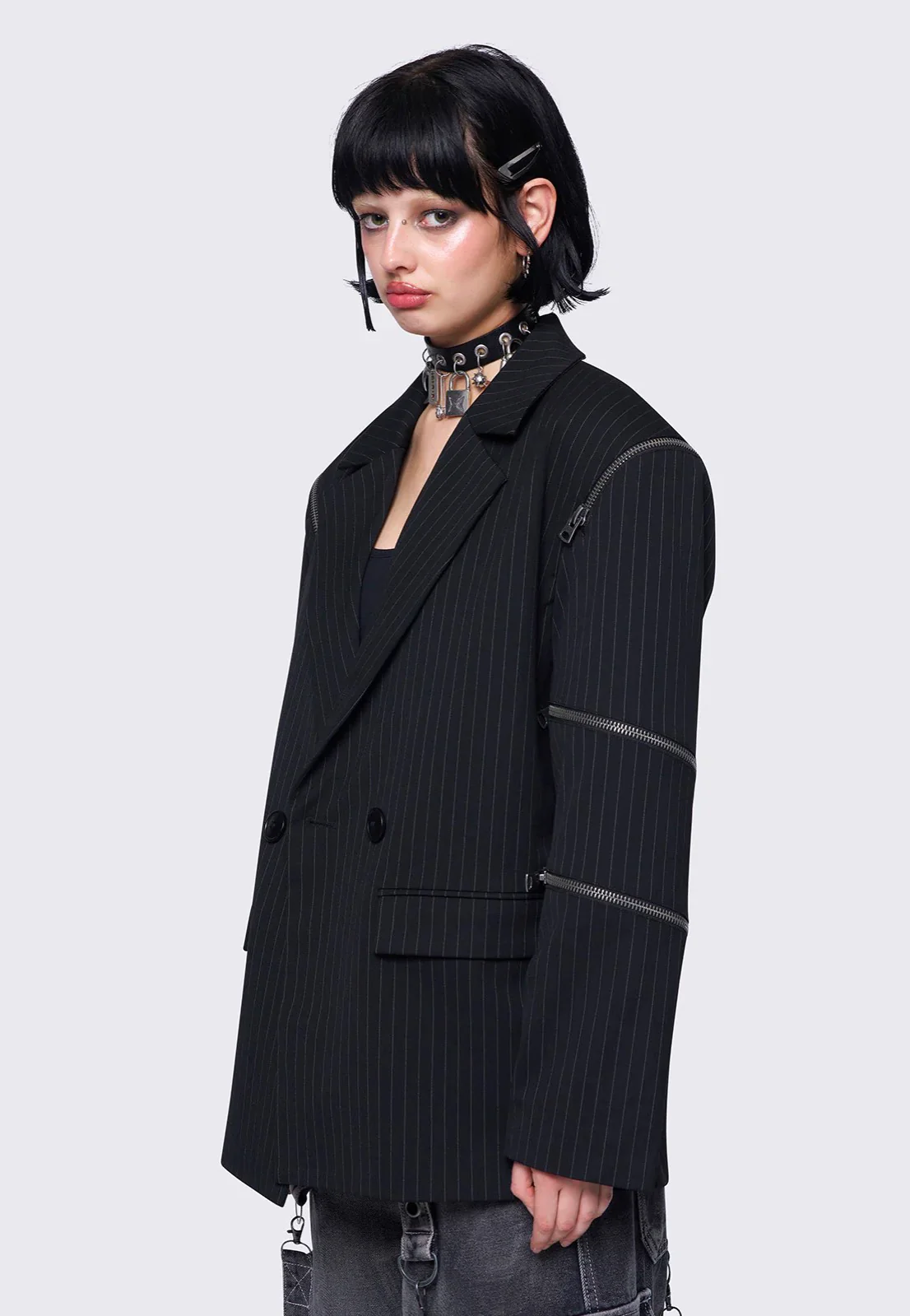 Blair Pinstripe - Blazer - Image 2