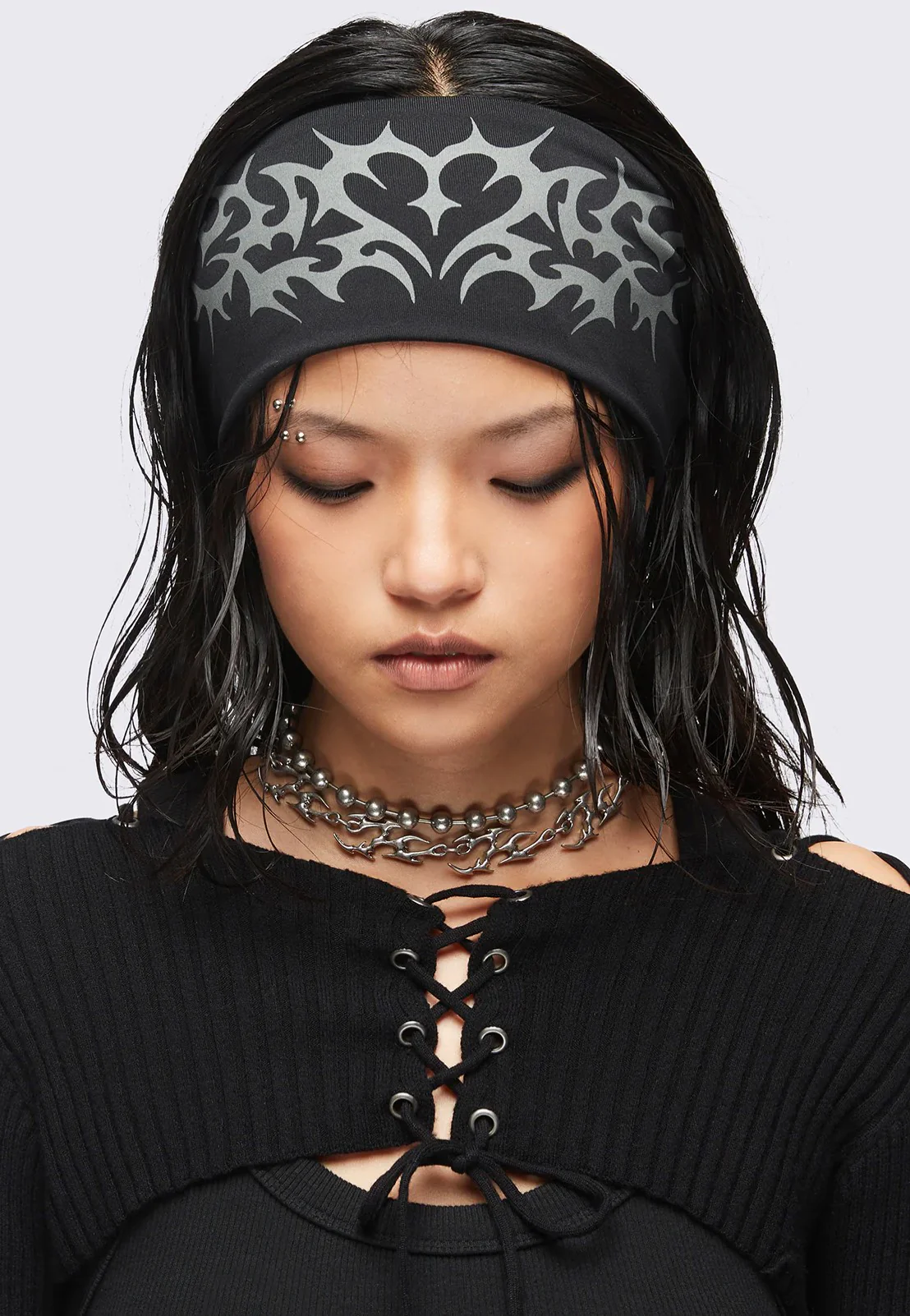 Dark Crush Black - Headband