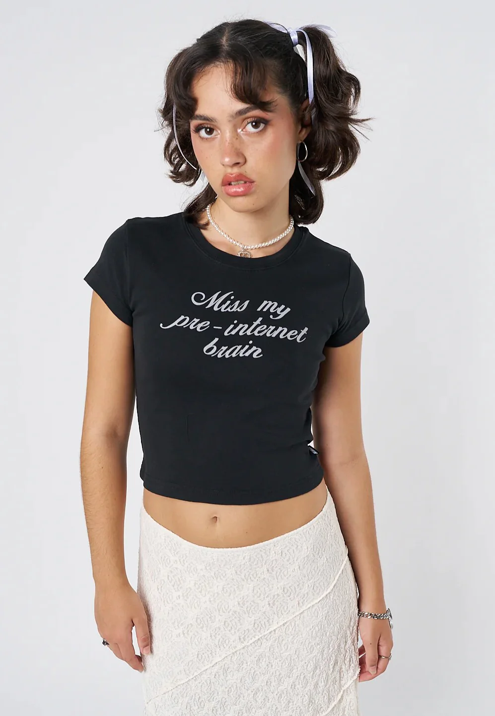 Internet Brain Black - T-Shirt - Image 3