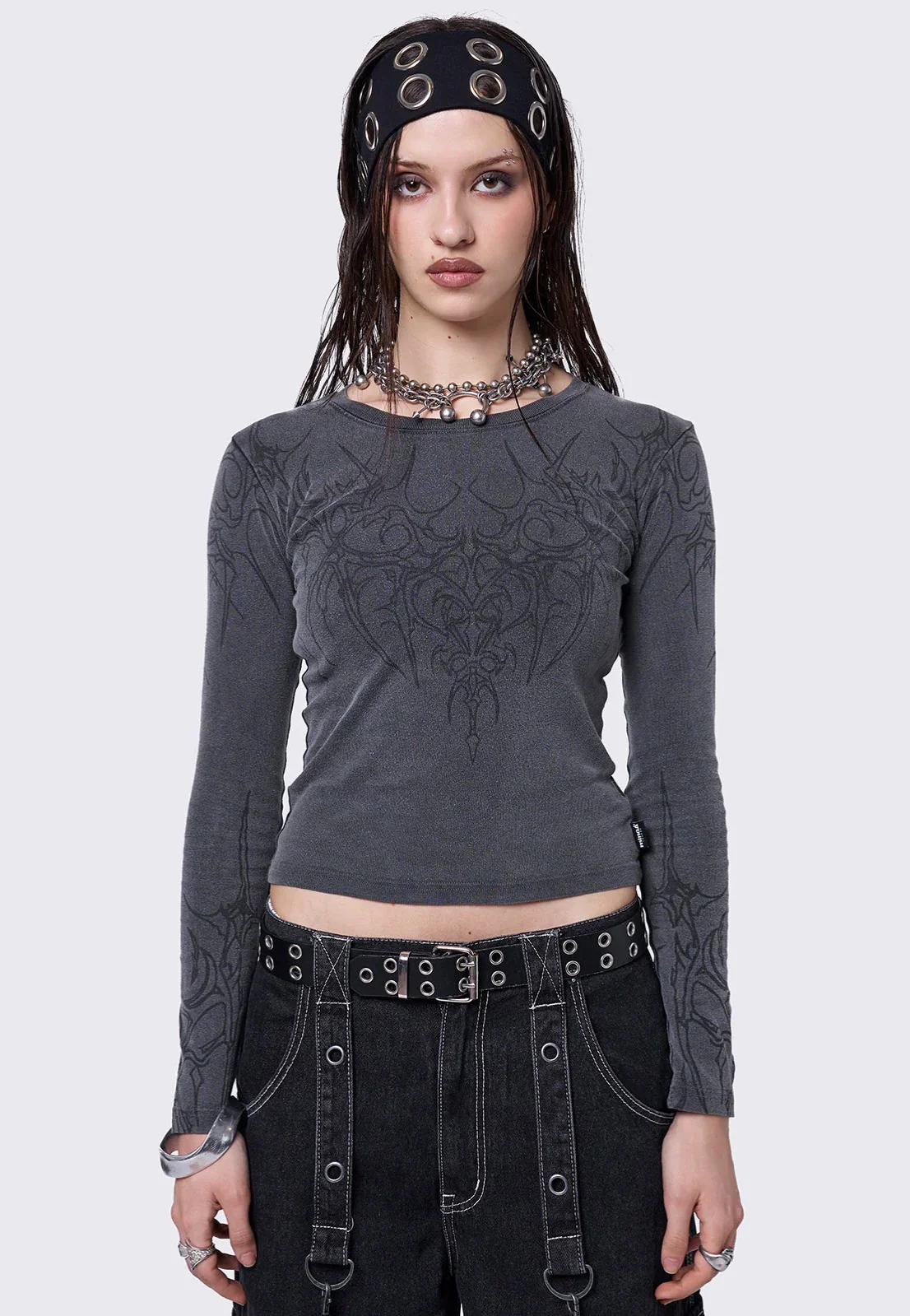 Wildborn Washed Top Grey - Top