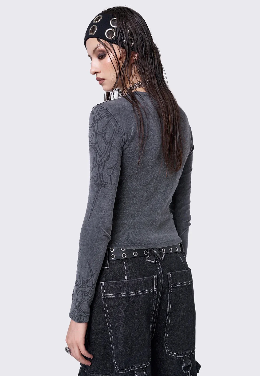 Wildborn Washed Top Grey - Top - Image 4