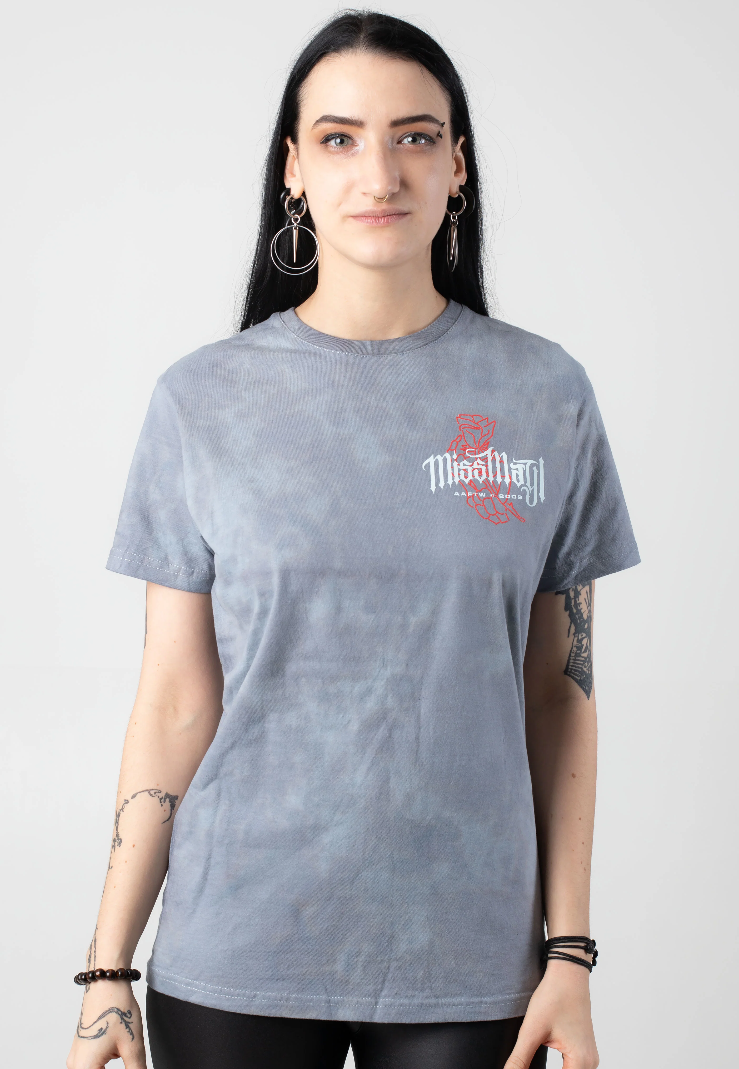 Burning Rose Tie Dye - T-Shirt - Image 5