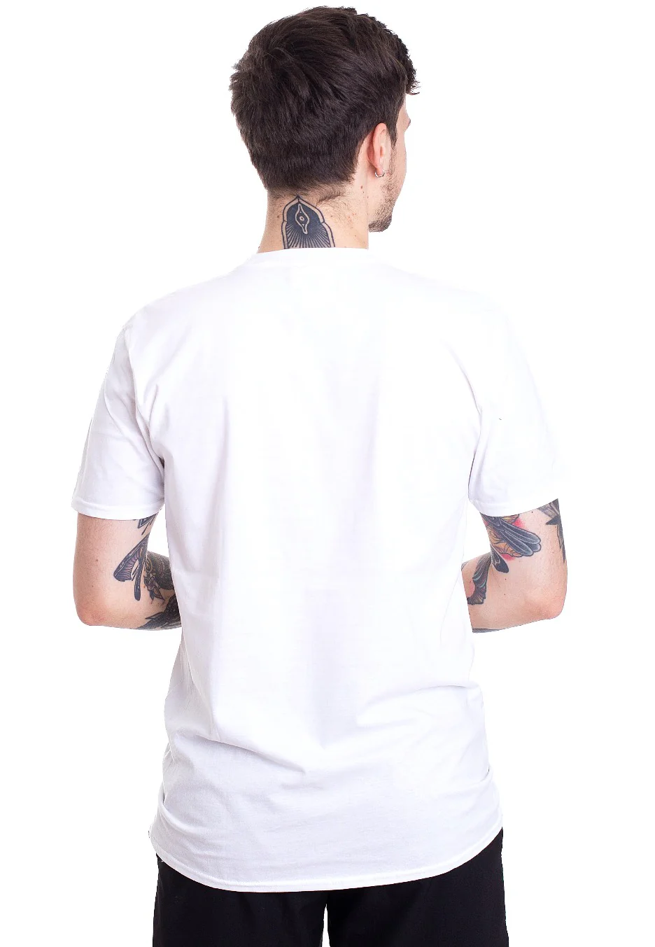 Foot Print On The Moon White - T-Shirt - Image 4
