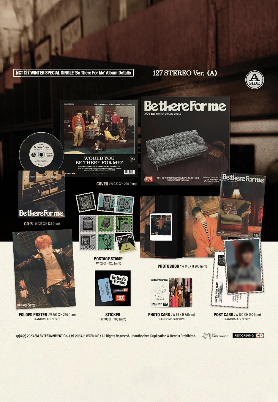 Winter Special 'Be There For Me' (127 Stereo Version) - CD