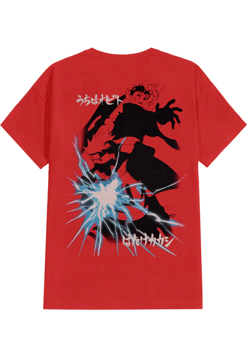 Neptun x Naruto - Kakashi & Obito Red - T-Shirt - Image 6