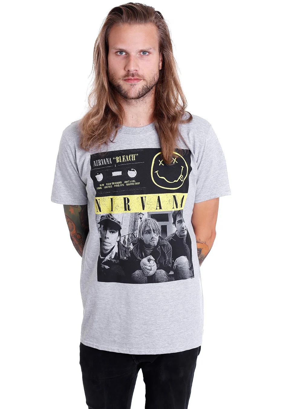 Bleach Tape Photo Grey - T-Shirt