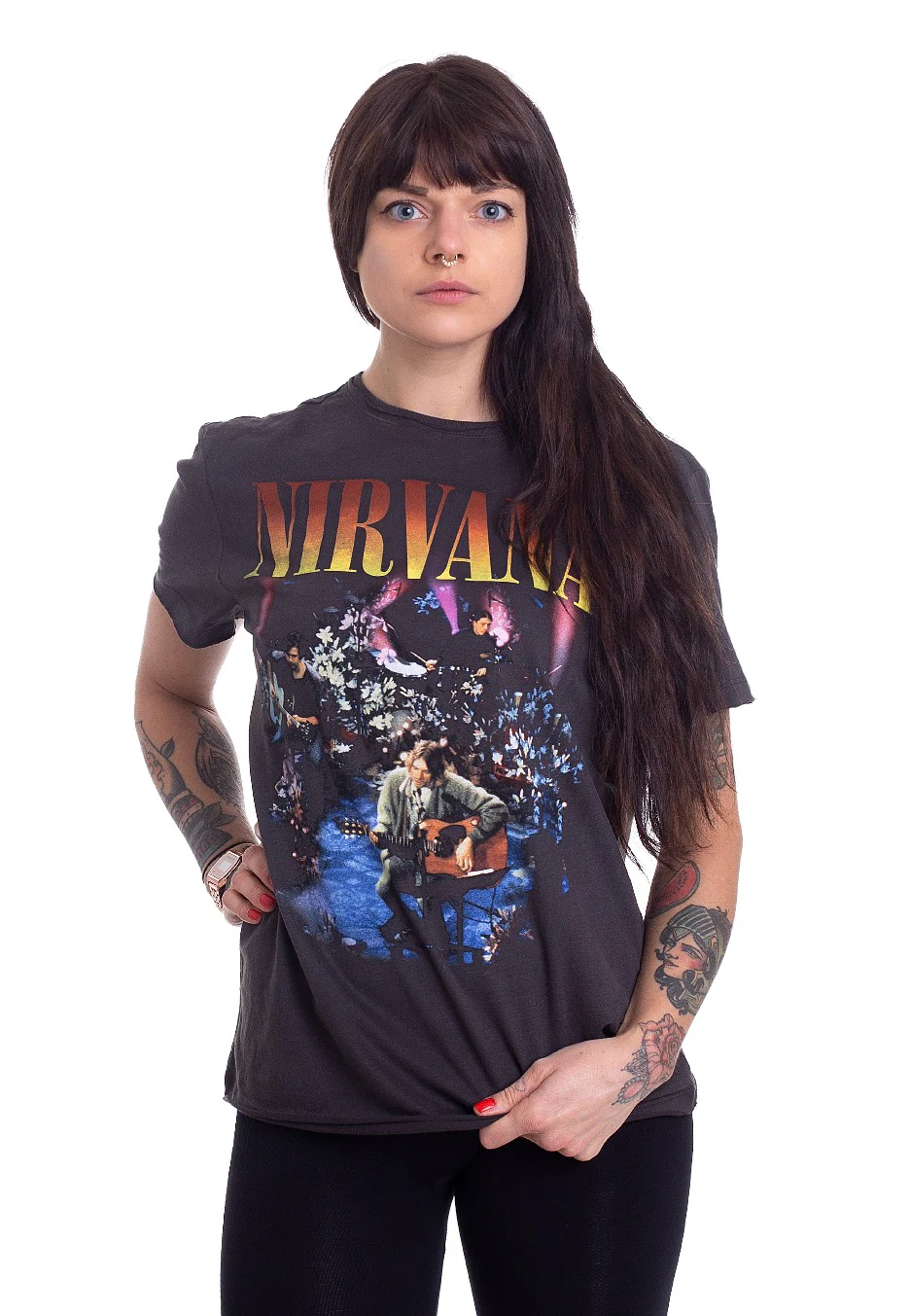 Live In New York Charcoal - T-Shirt - Image 5