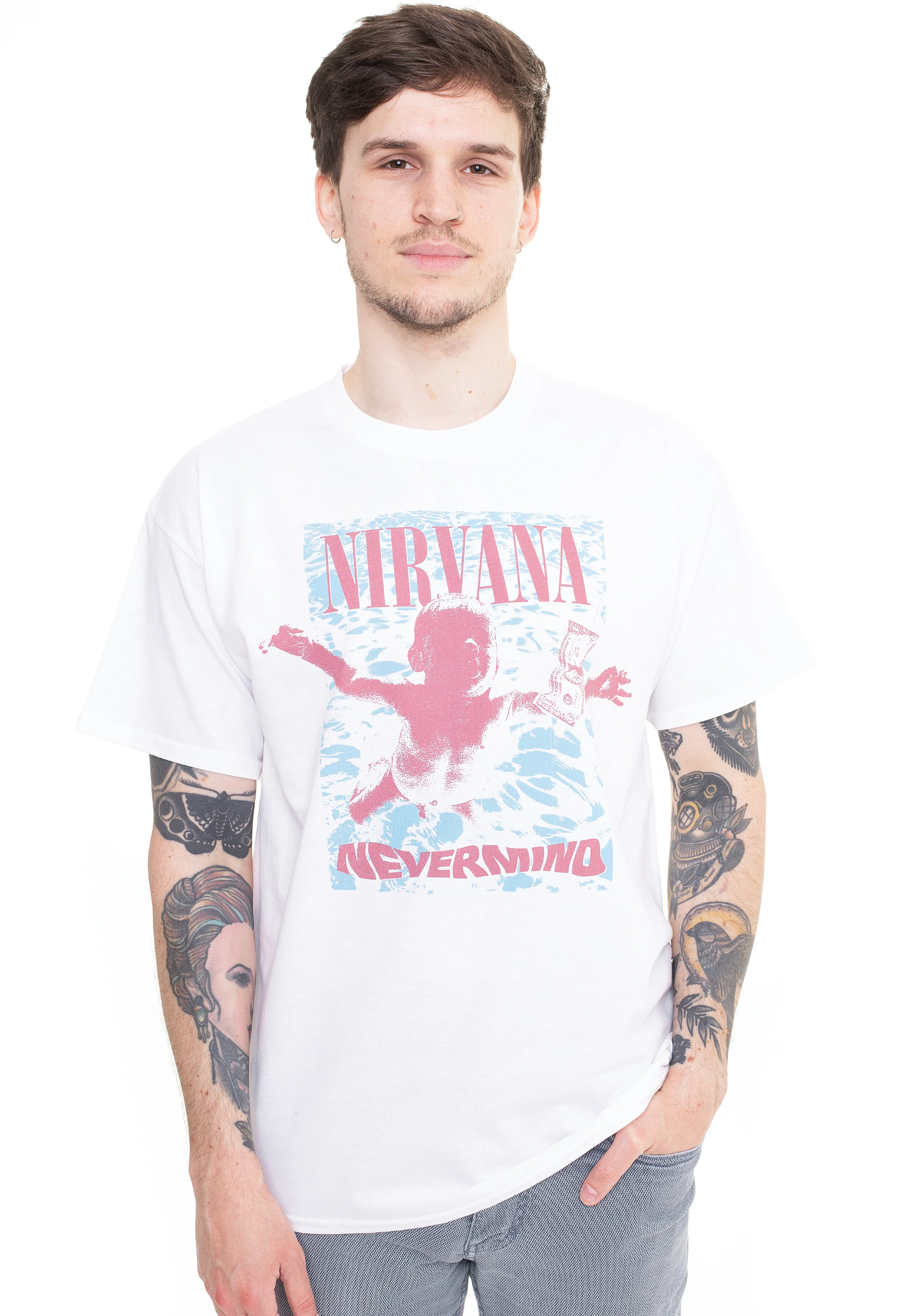 People Are People White - T-Shirt - Image 4