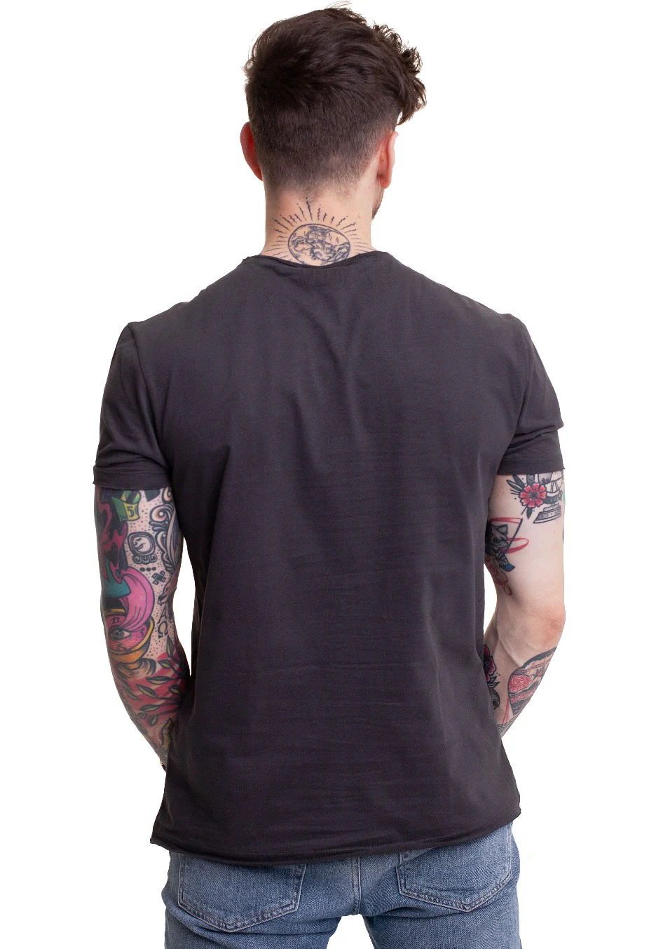 Serve The Serpense Charcoal - T-Shirt - Image 4