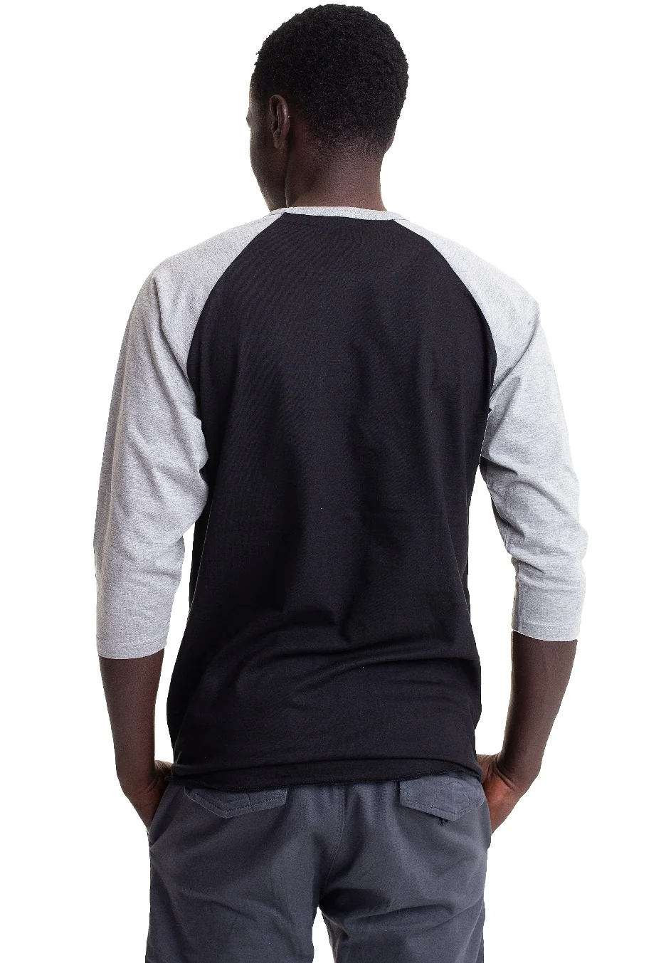 Yellow Happy Face Black/ Grey - Longsleeve - Image 2