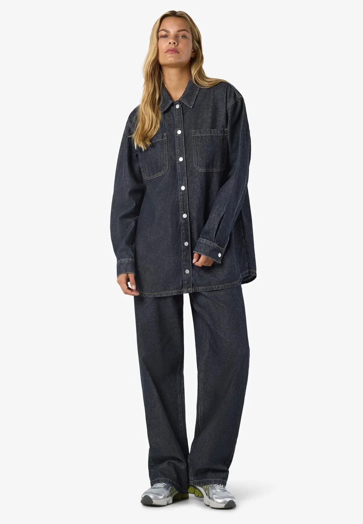 Alva Dark Blue Denim - Jeans Jacket - Image 6