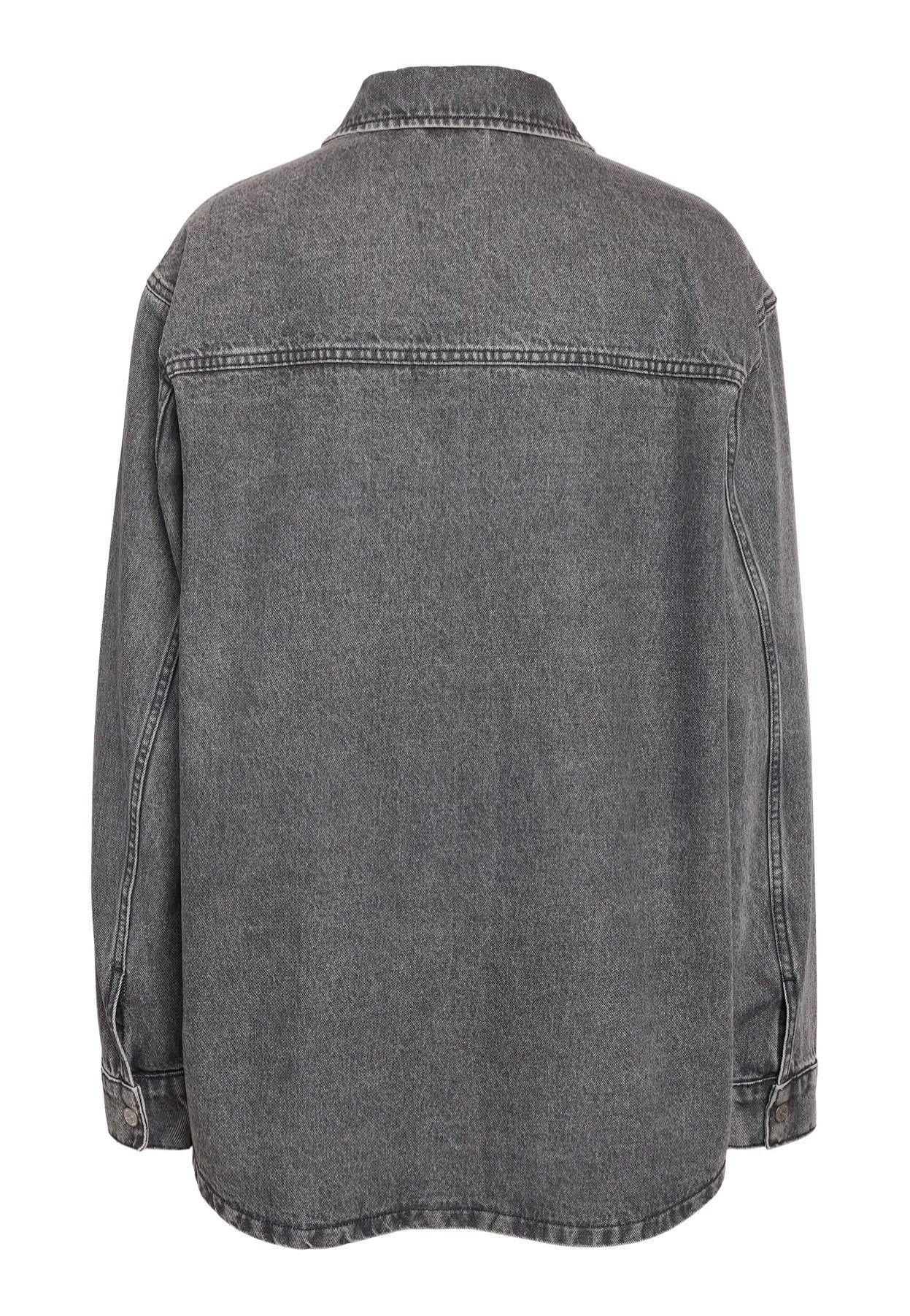 Alva L/S Medium Grey Denim - Shirt - Image 4