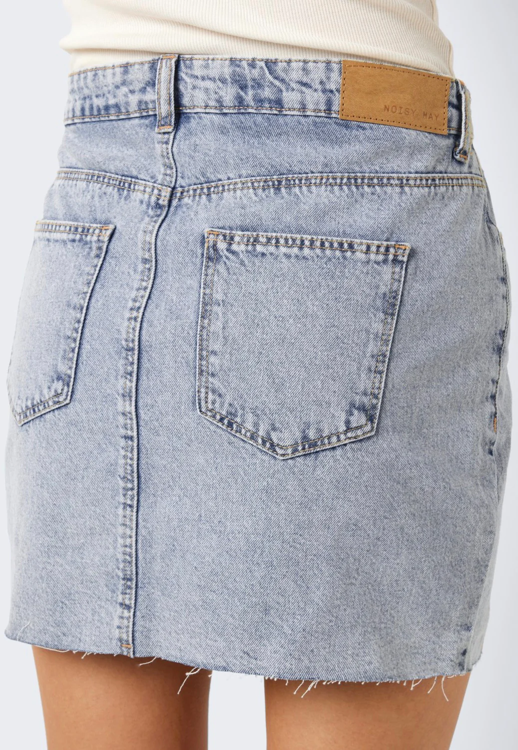 April Slit Light Blue Denim - Skirt - Image 6