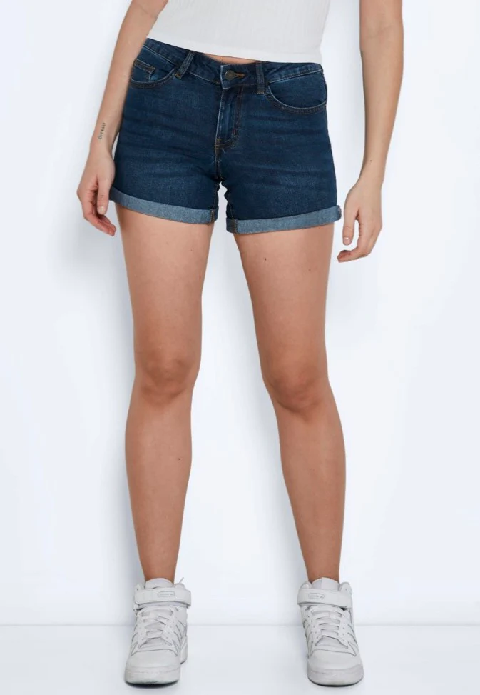Be Lucy Medium Blue Denim - Shorts