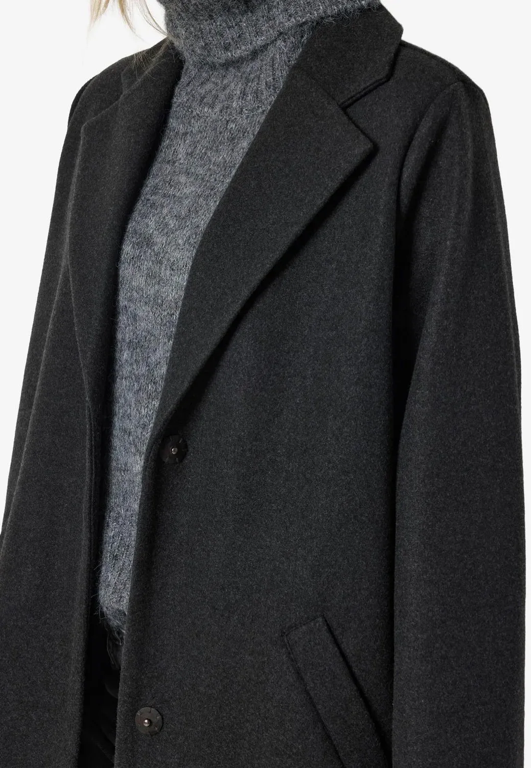 Caddy L/S Long Dark Grey Melange - Jacket - Image 6