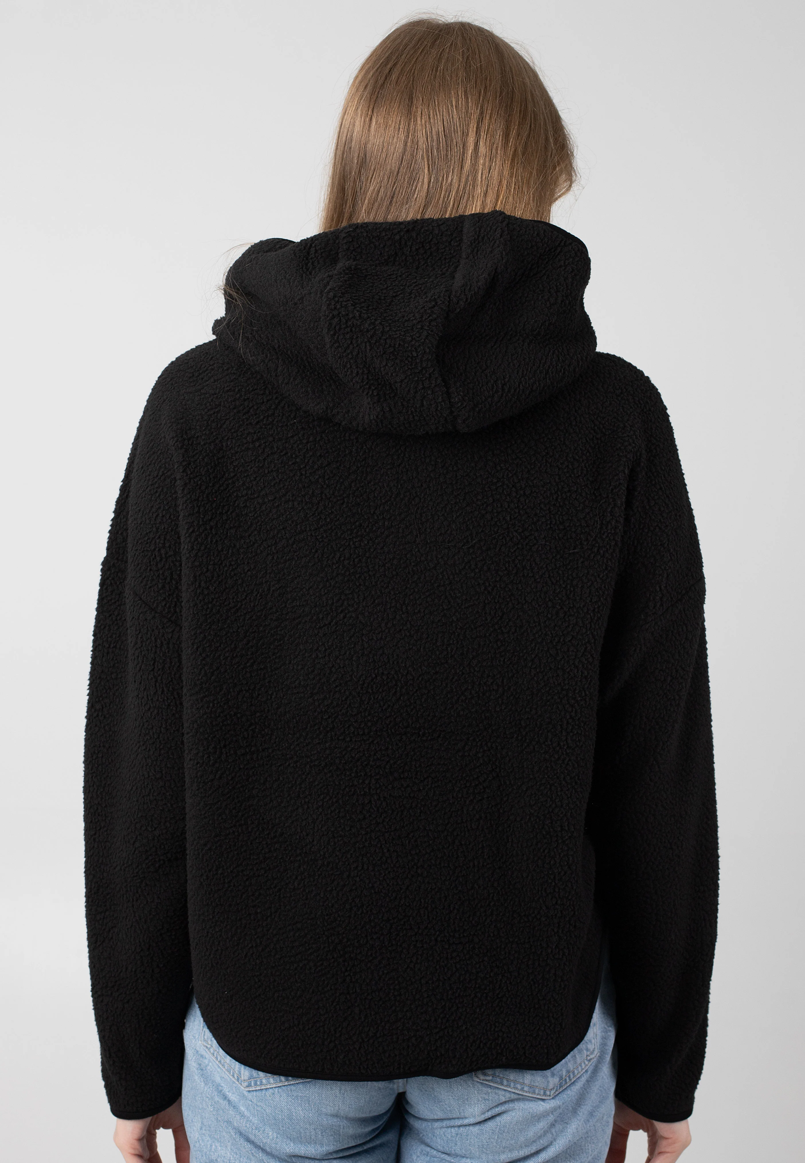 Cozy Halfway Zip Black - Hoodie - Image 3