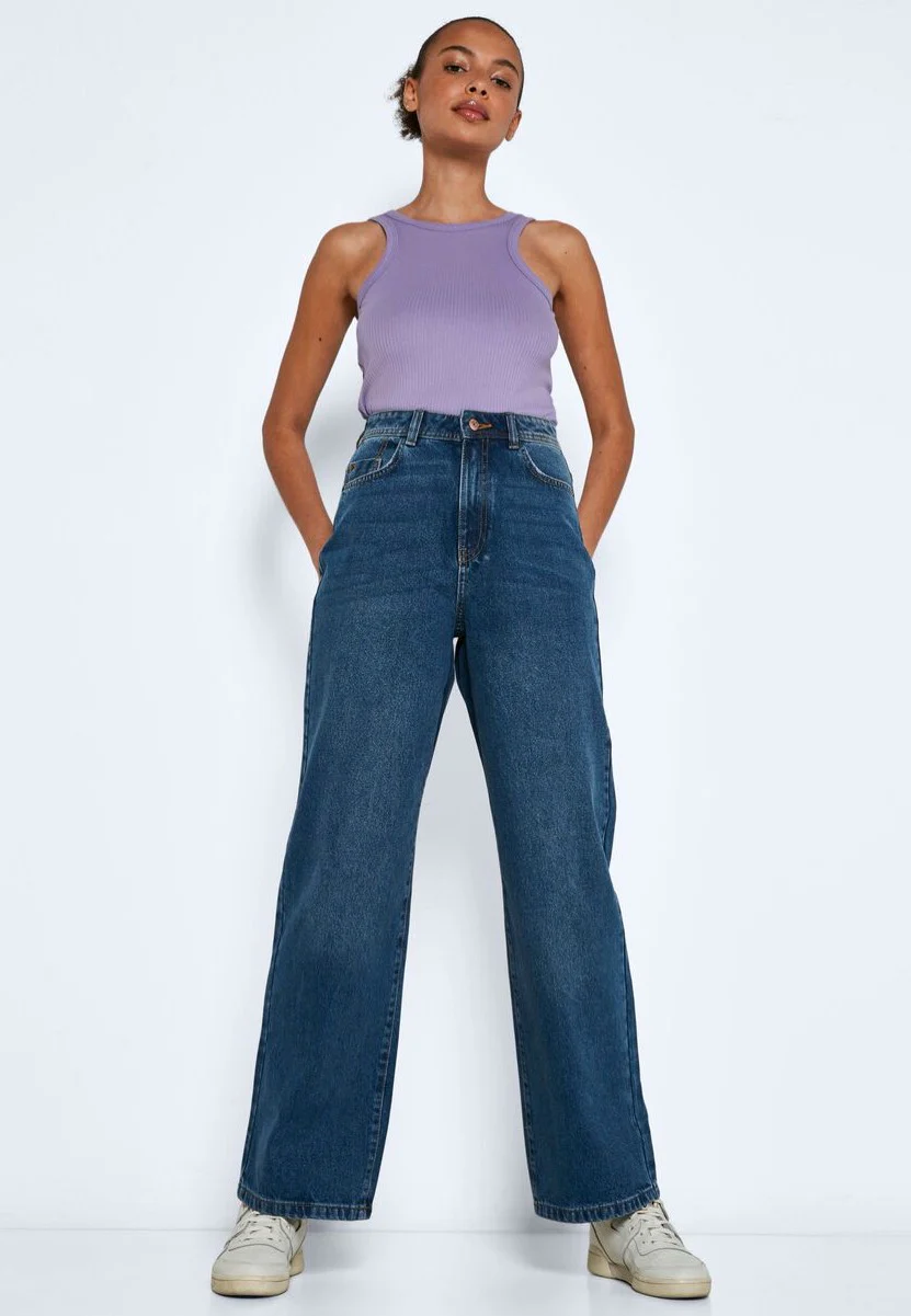 Drew Wide Leg Medium Blue Denim - Jeans - Image 4