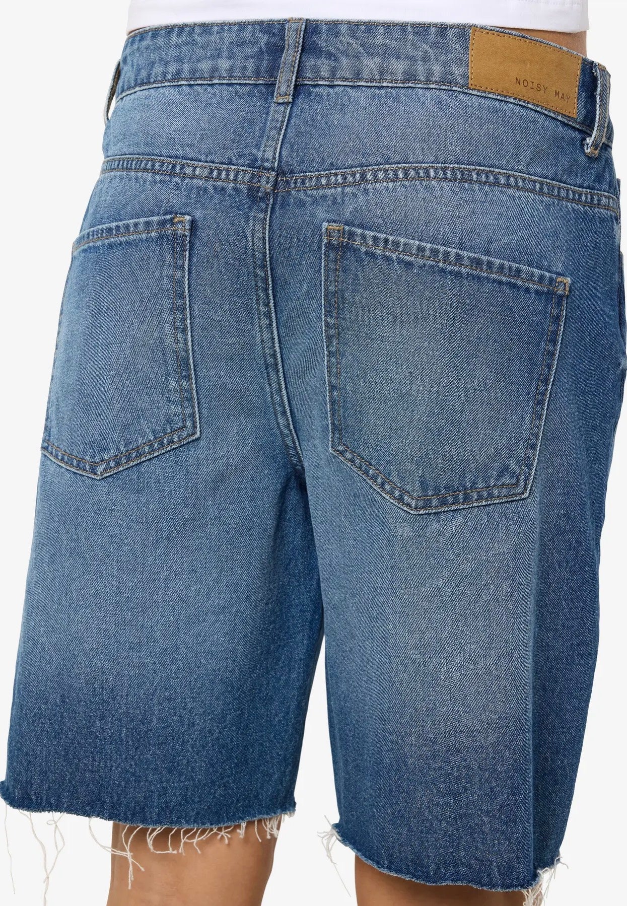 Holla Loose Medium Blue Denim - Shorts - Image 6