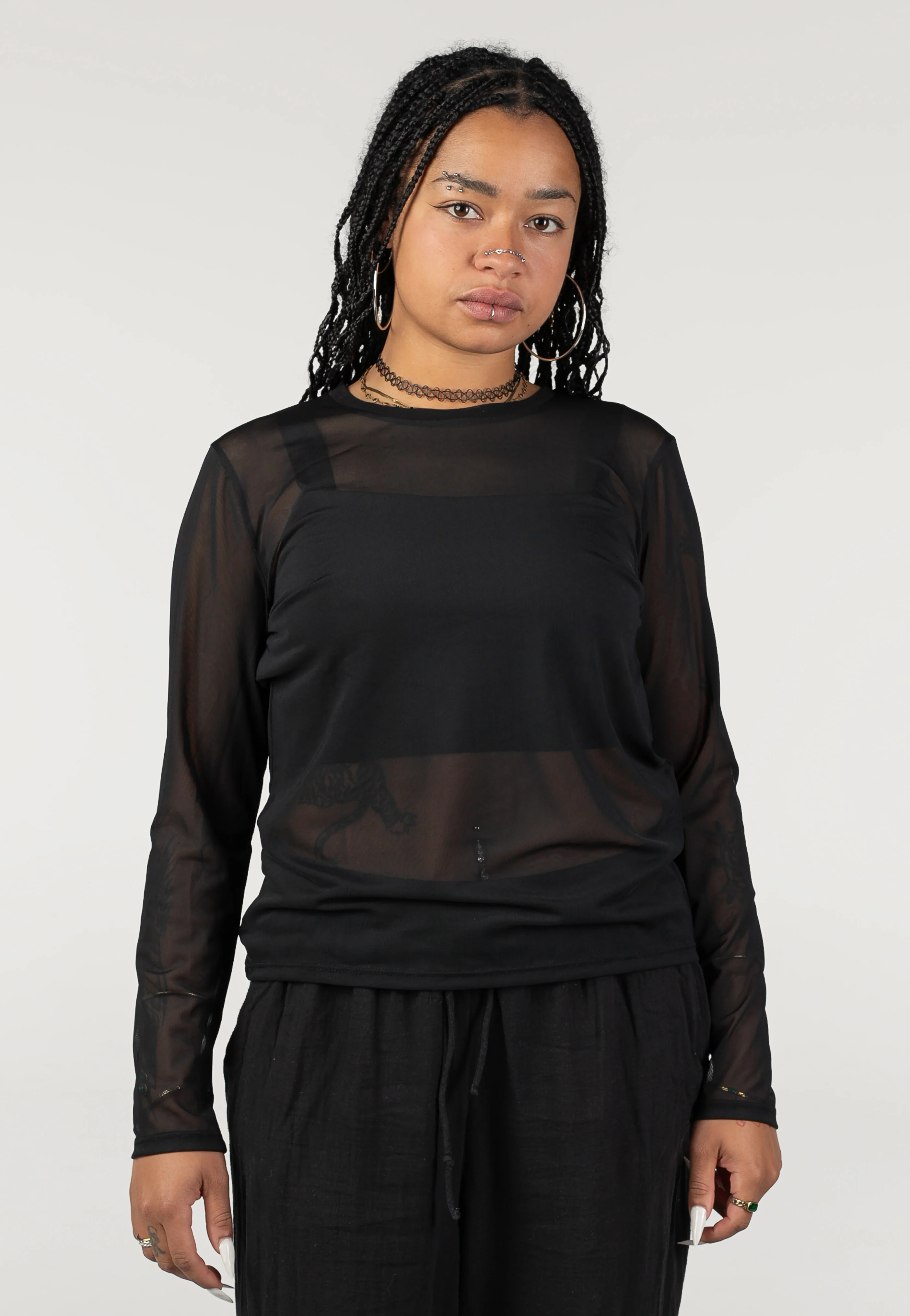 Judith Mesh Curve Black - Top - Image 3