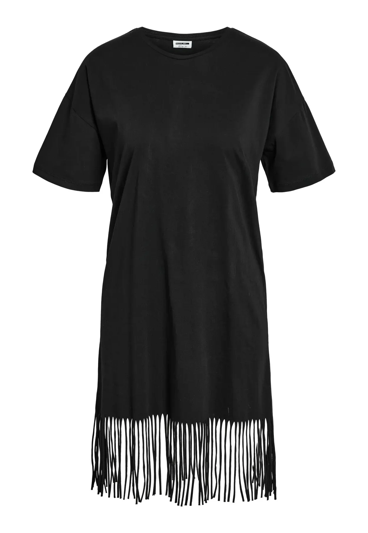Keyla Fringe O Neck Black - Dress - Image 6
